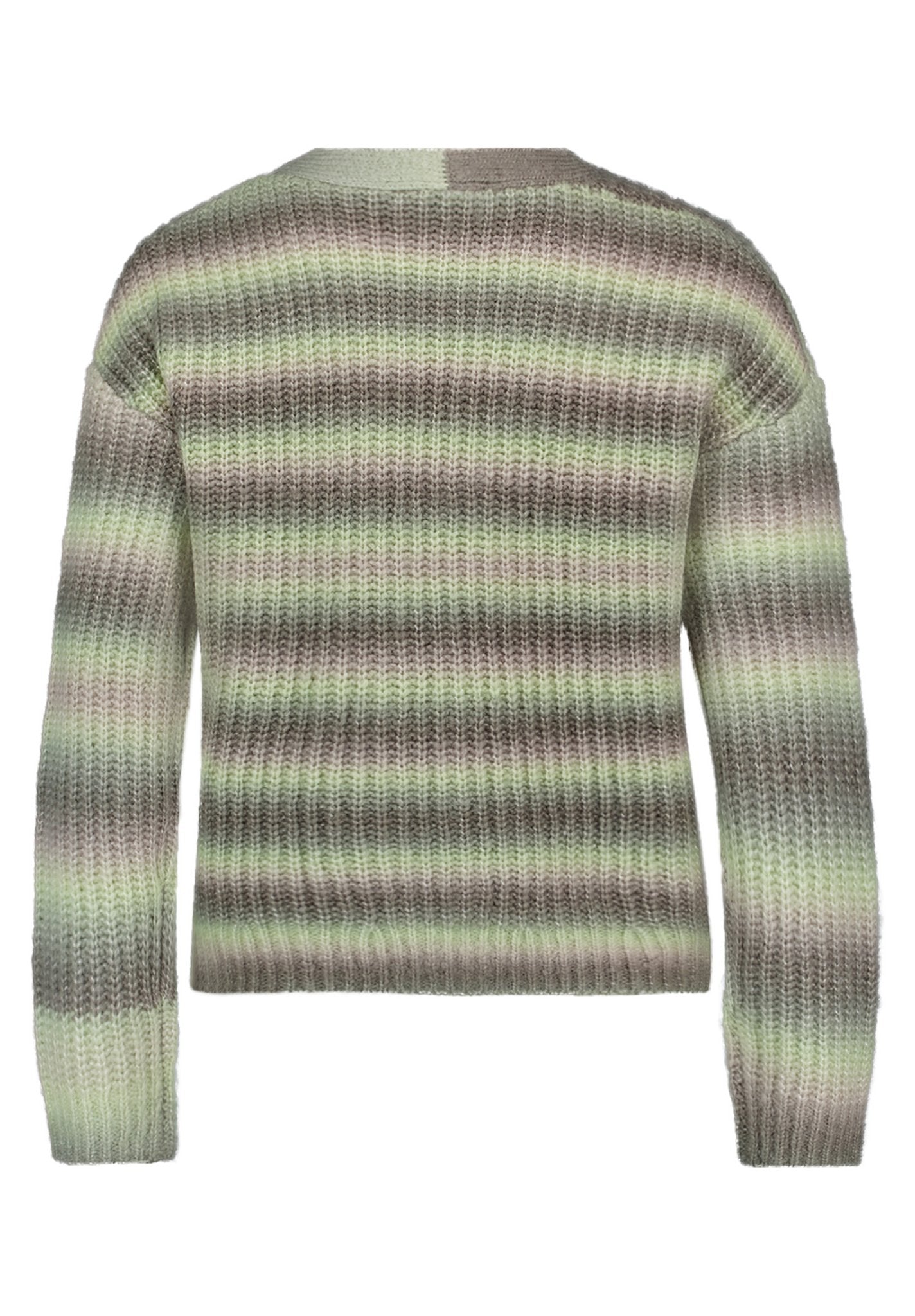 Cartoon Damen Strickjacken Khaki/Cream