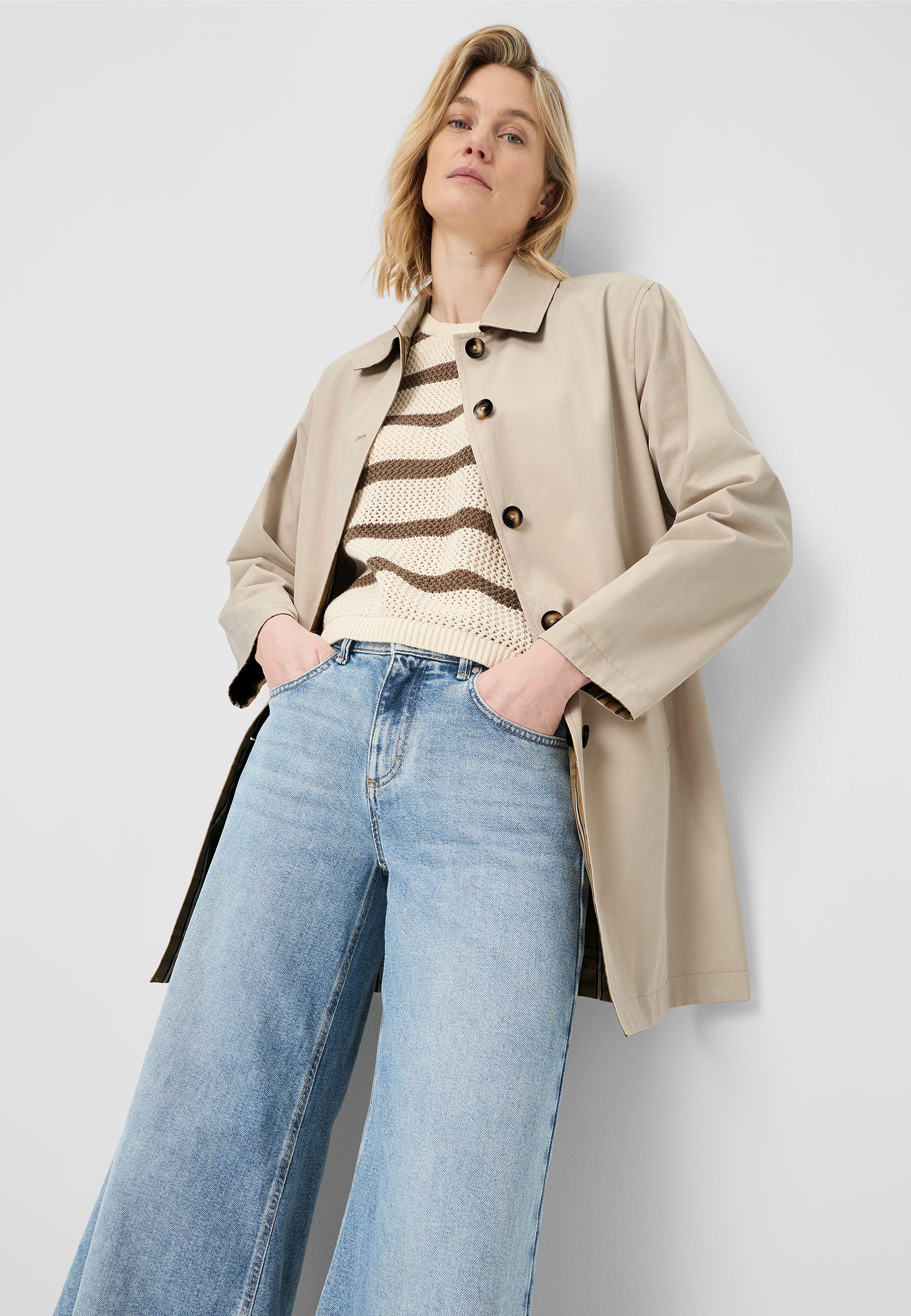 Fuchs & Schmitt Damen Jacken Beige/Kitt