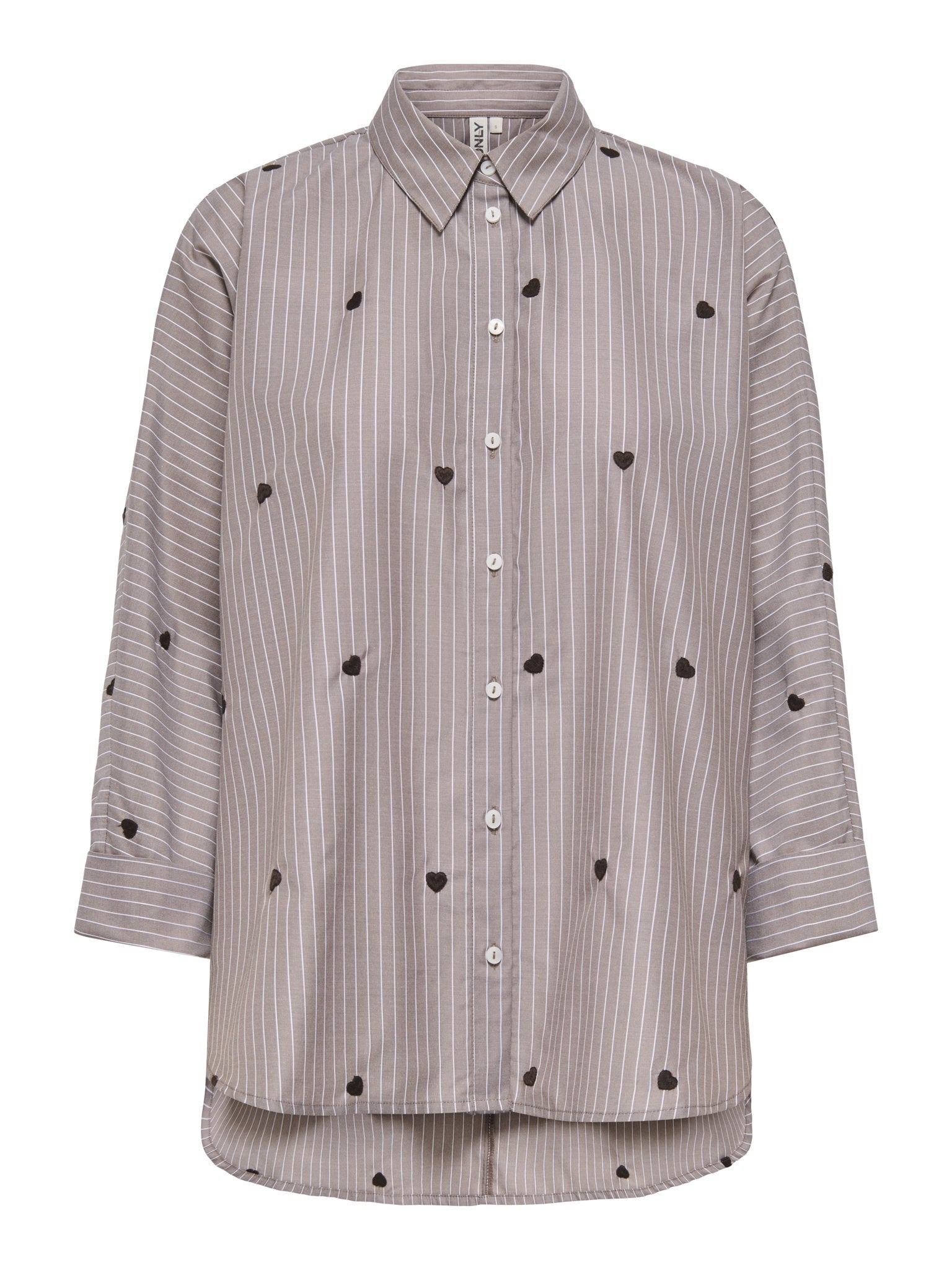 only Damen Blusen Coffee Bean/Str