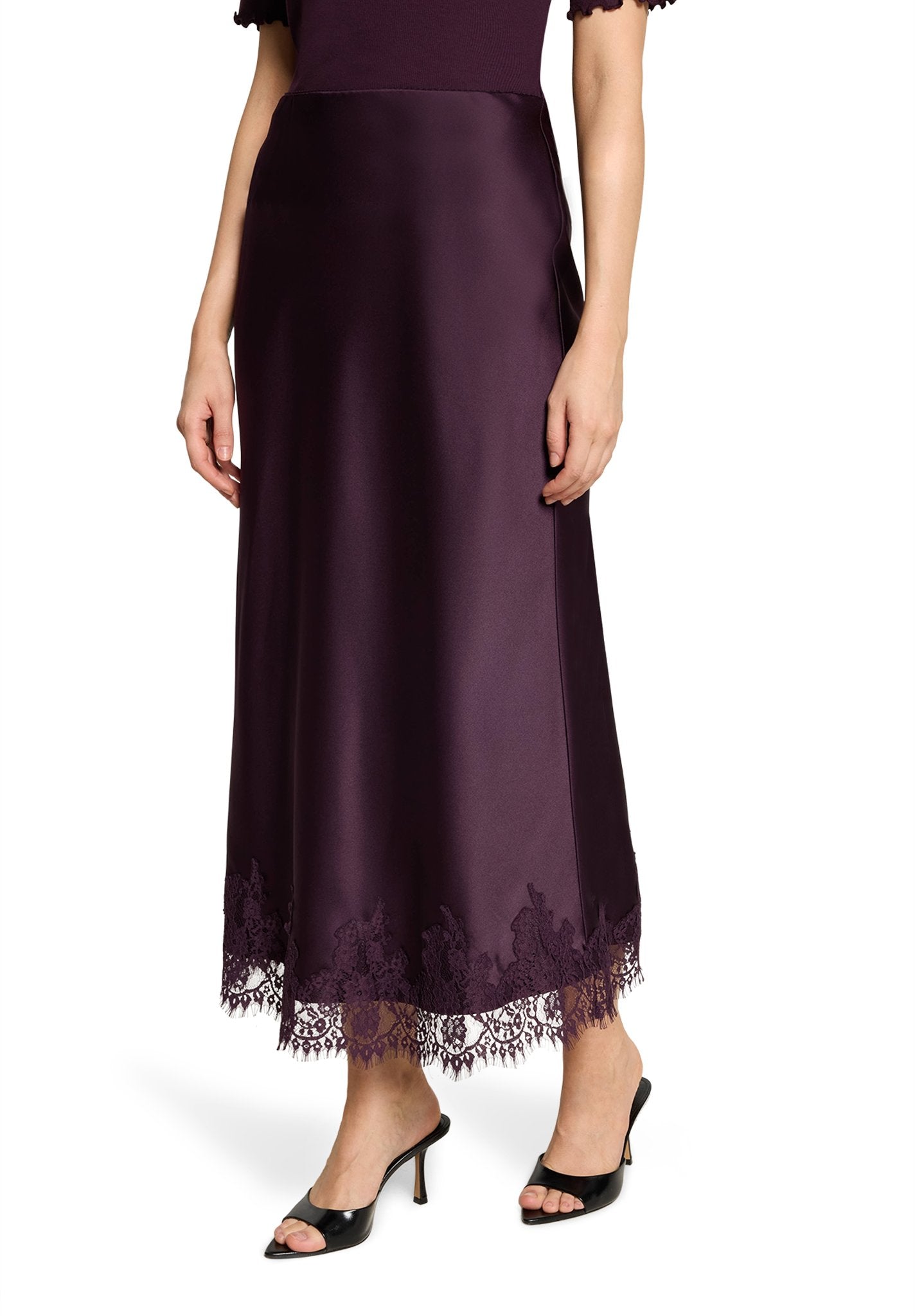 Cartoon Damen Rock Dark Dahlia