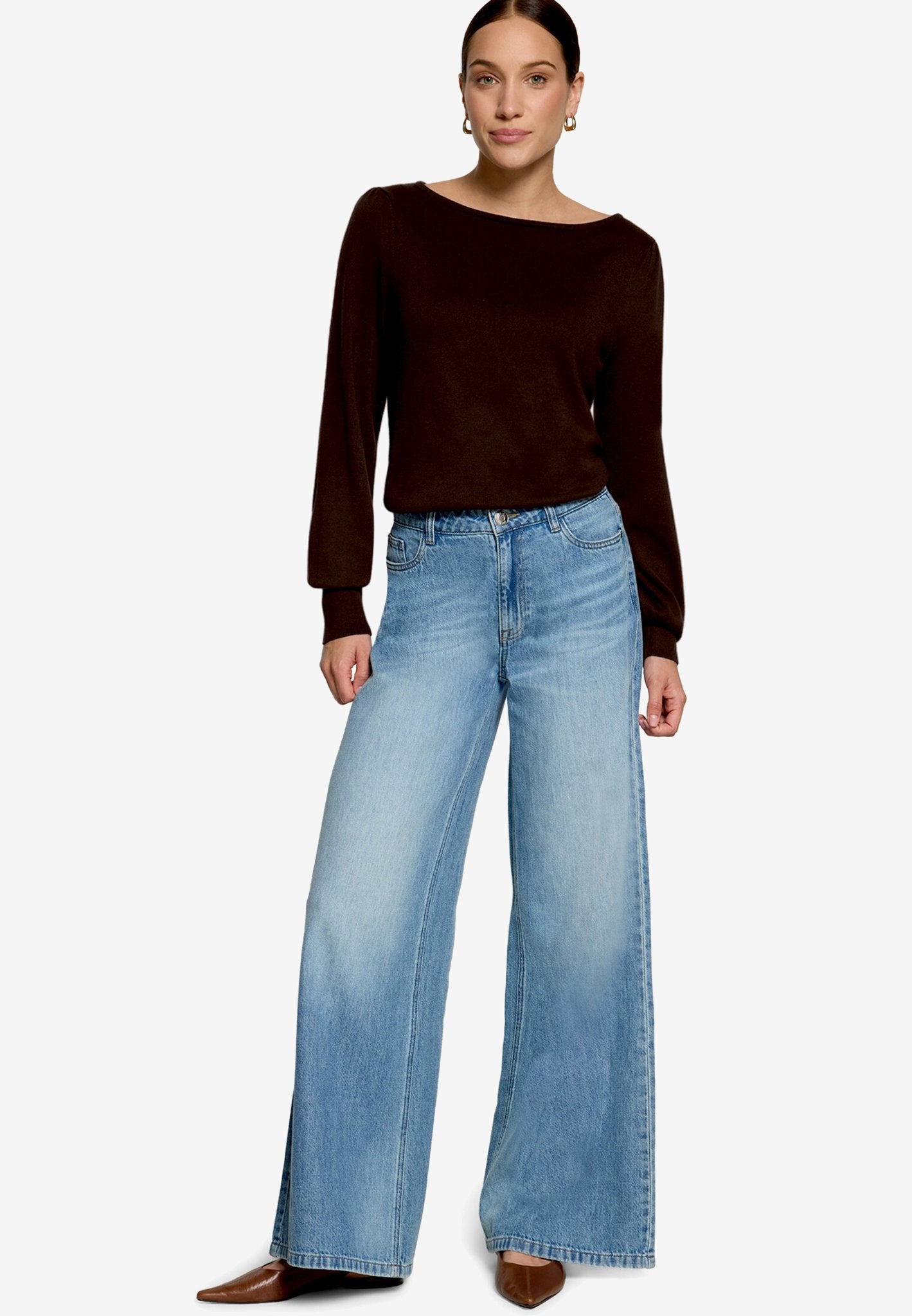 Zero Damen Pullover Chocolate Plum