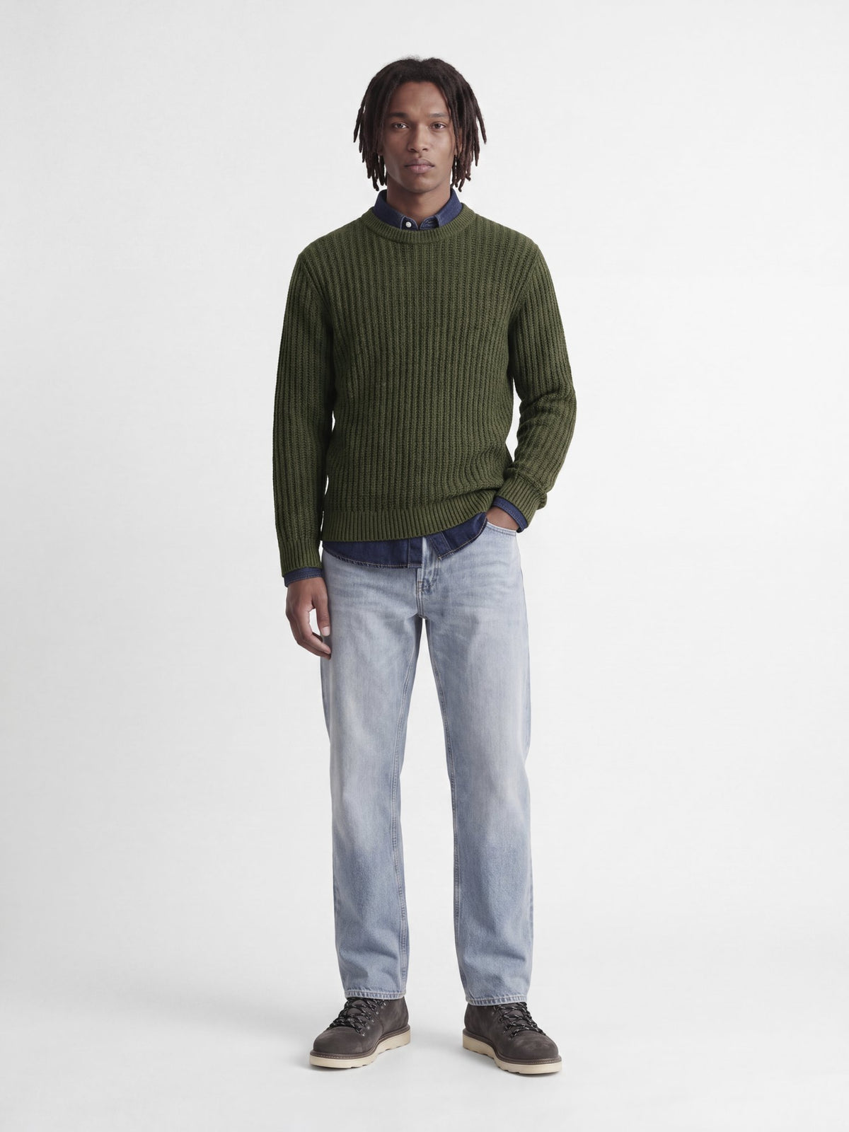 Jack & Jones Herren Pullover Forest Night/Tw
