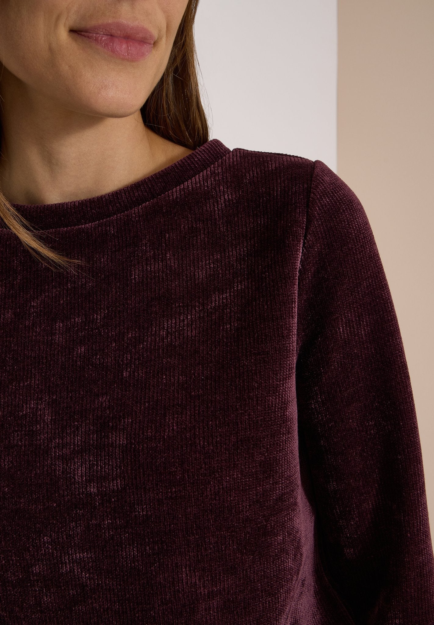 Cecil Damen T-Shirts Berry Red