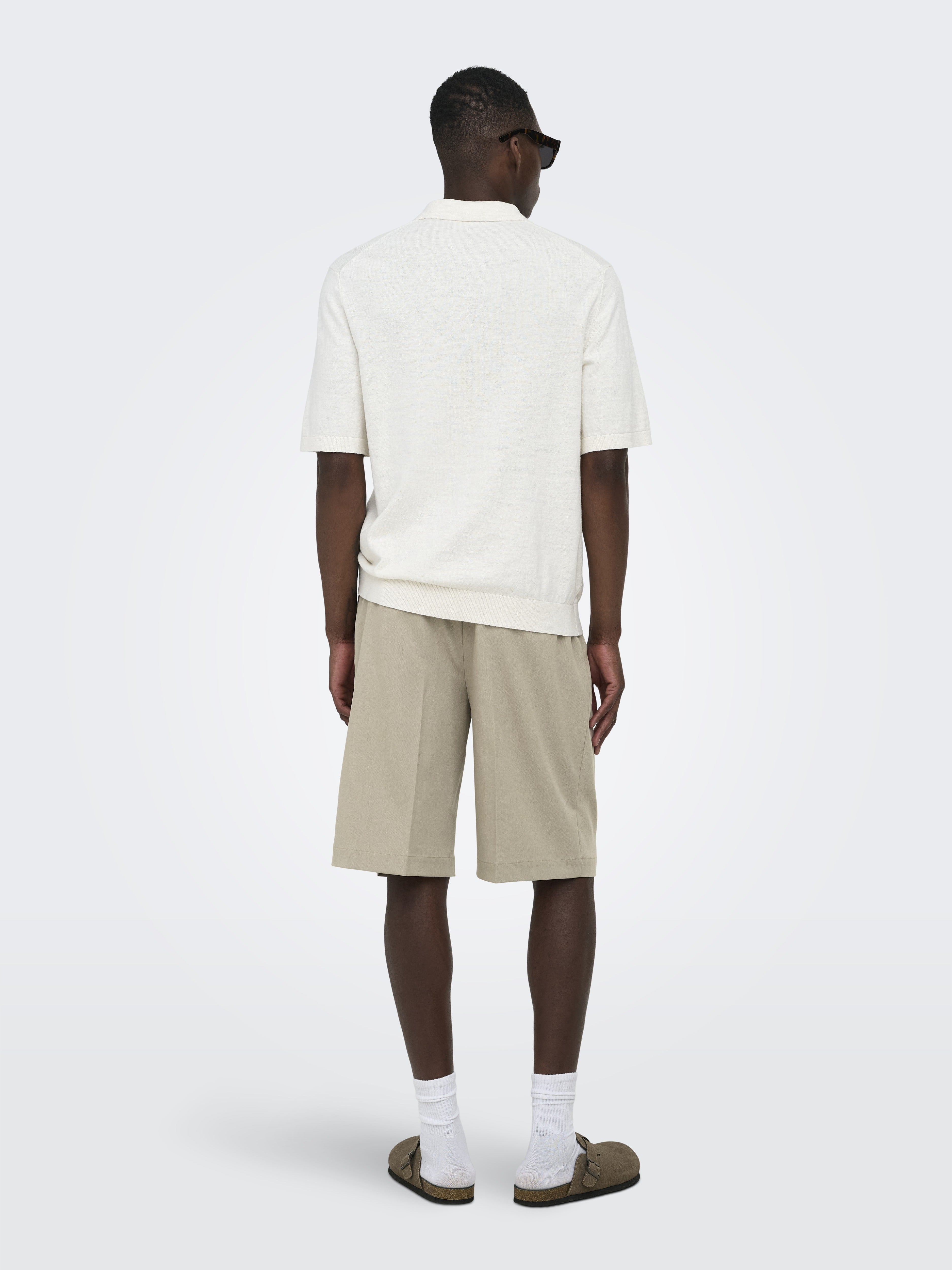 Only & Sons Herren Shorts Chinchilla