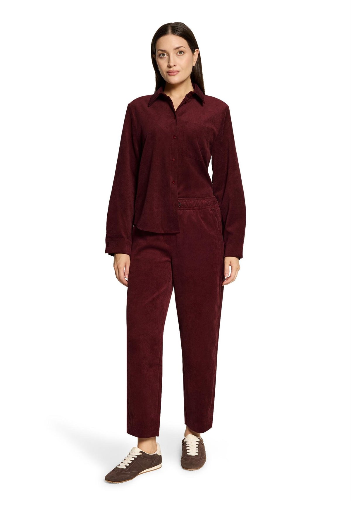 Betty & Co Damen Blusen kurz Fall Burgundy