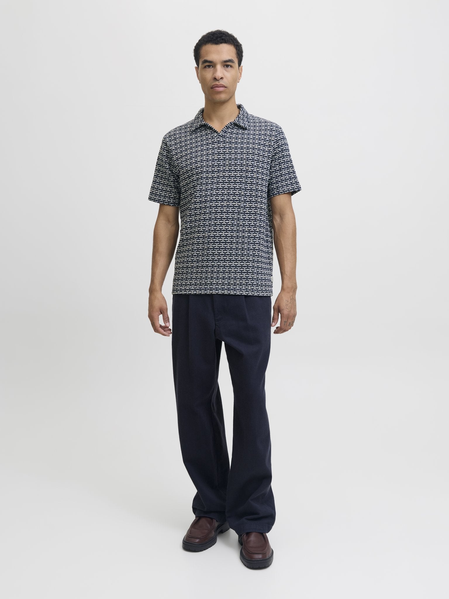 Jack & Jones Herren Polo-Shirts Night Sky