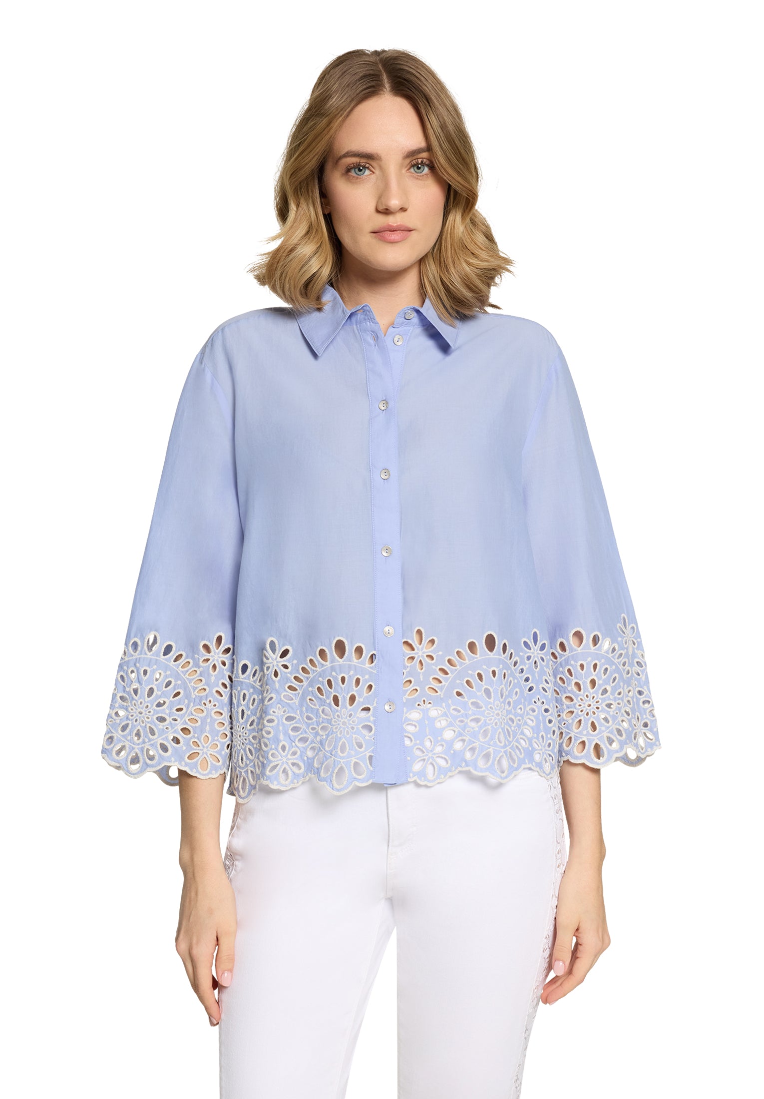 Cartoon Damen Blusen Blue Heron