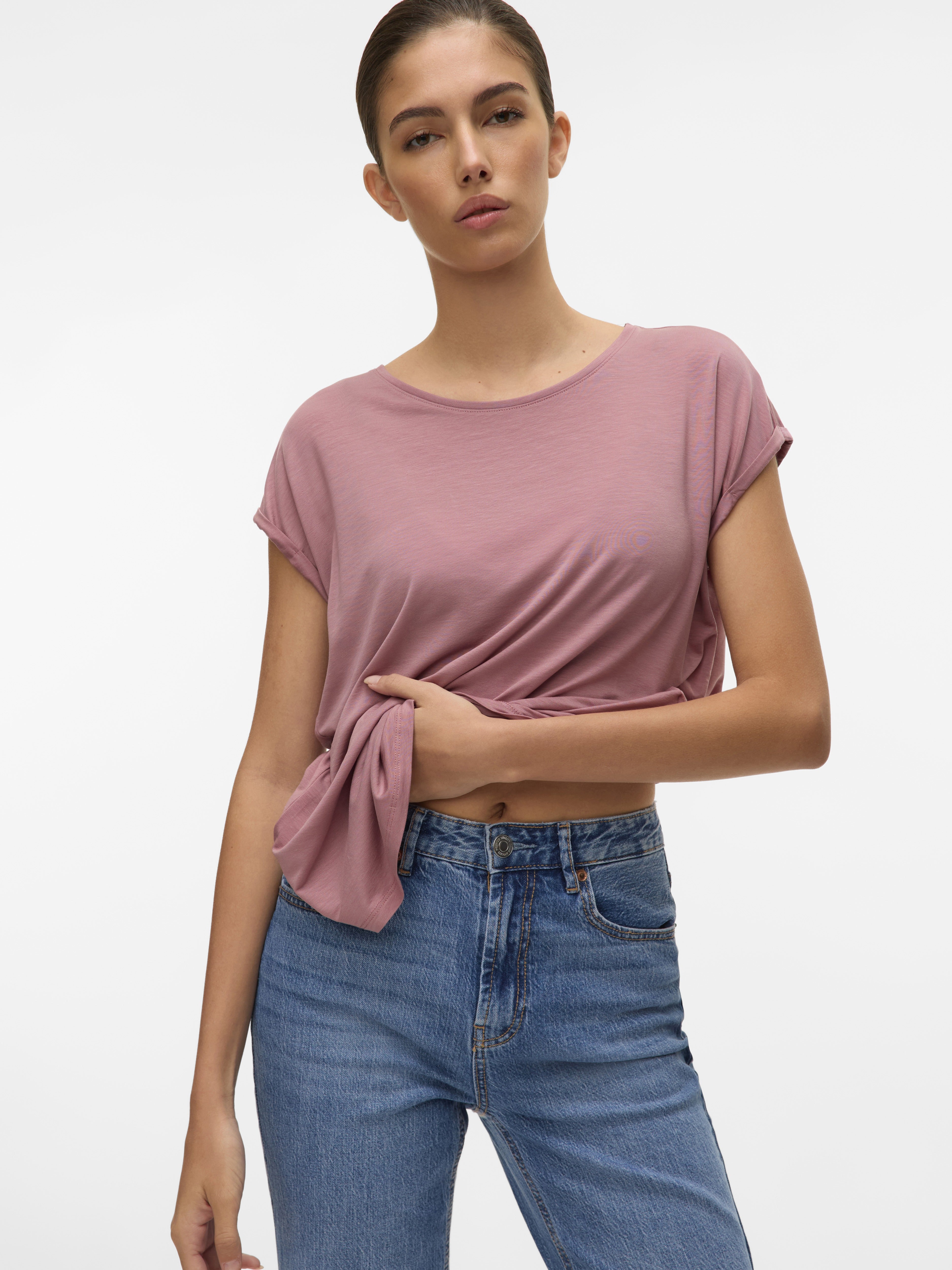 Vero Moda Damen T-Shirts Nostalgia Rose