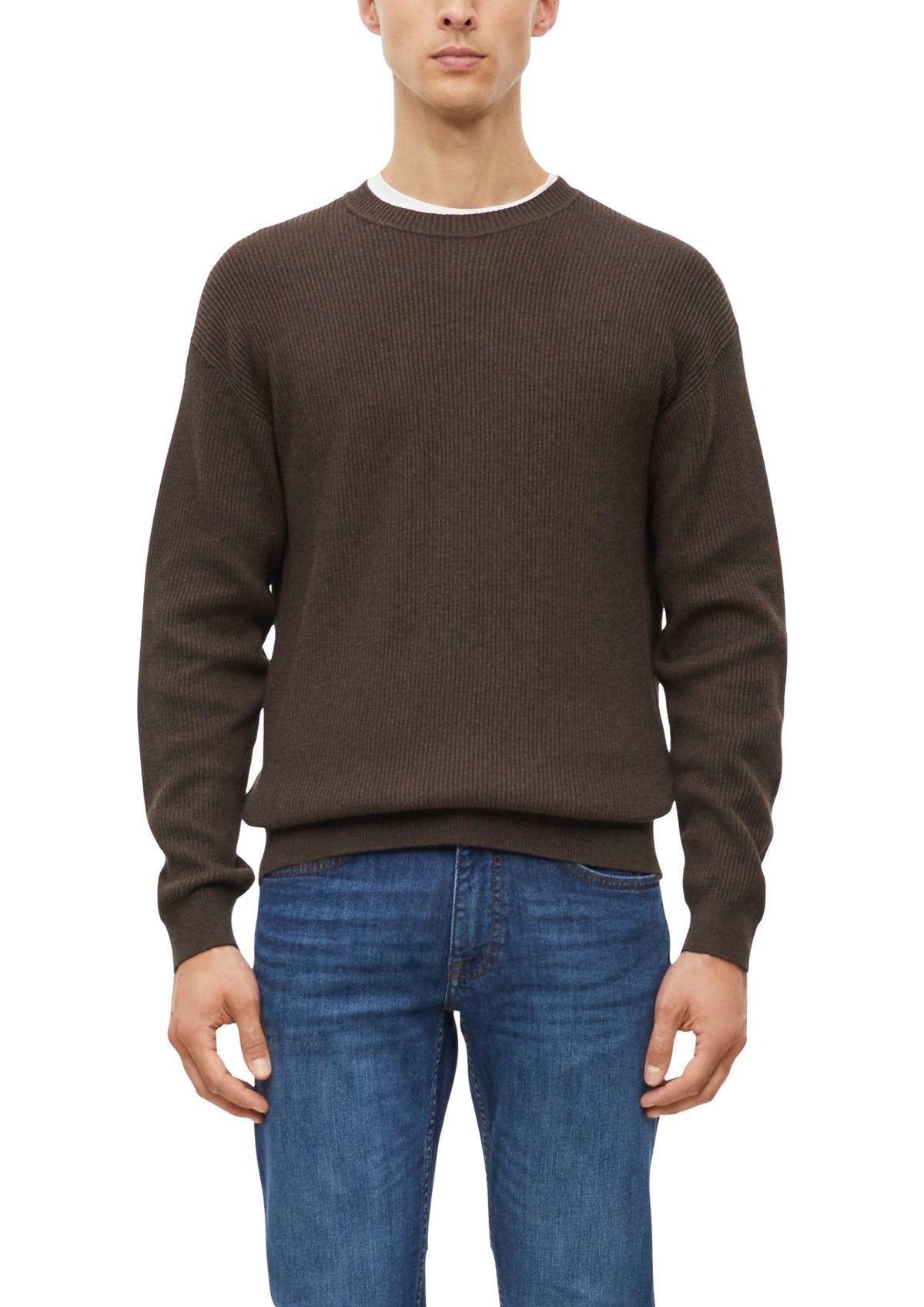 S. Oliver red Herren Pullover W Brown