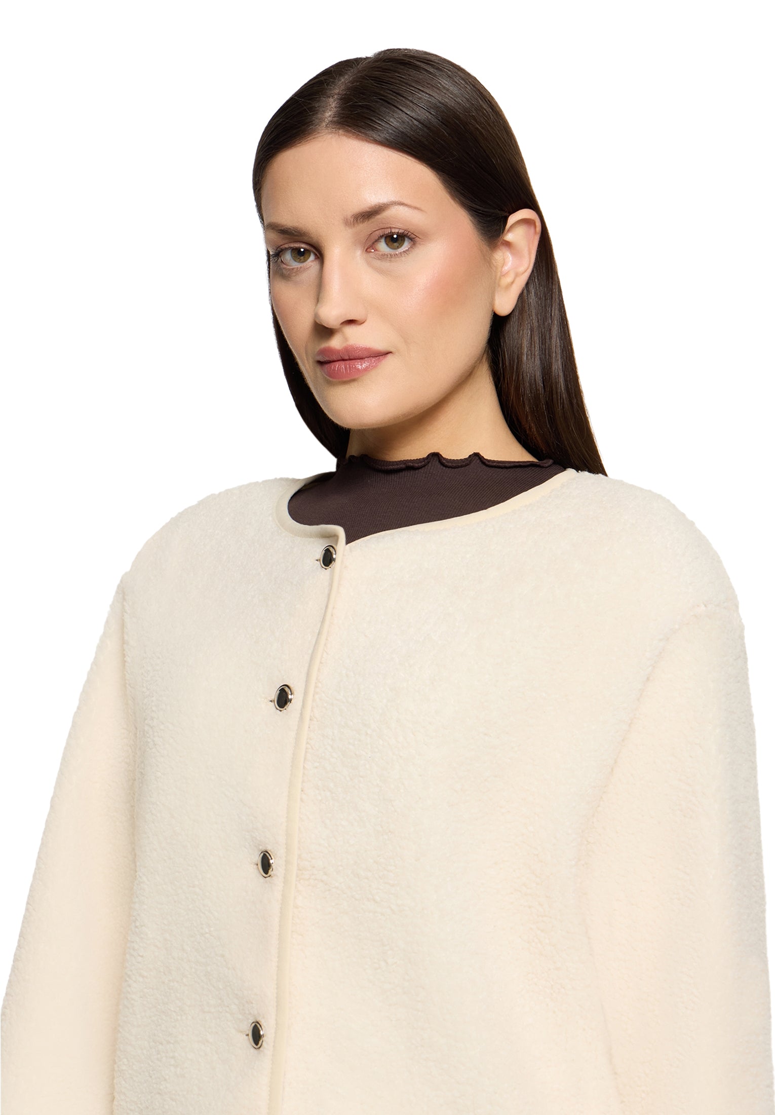 Cartoon Damen Sweatjacken White Swan