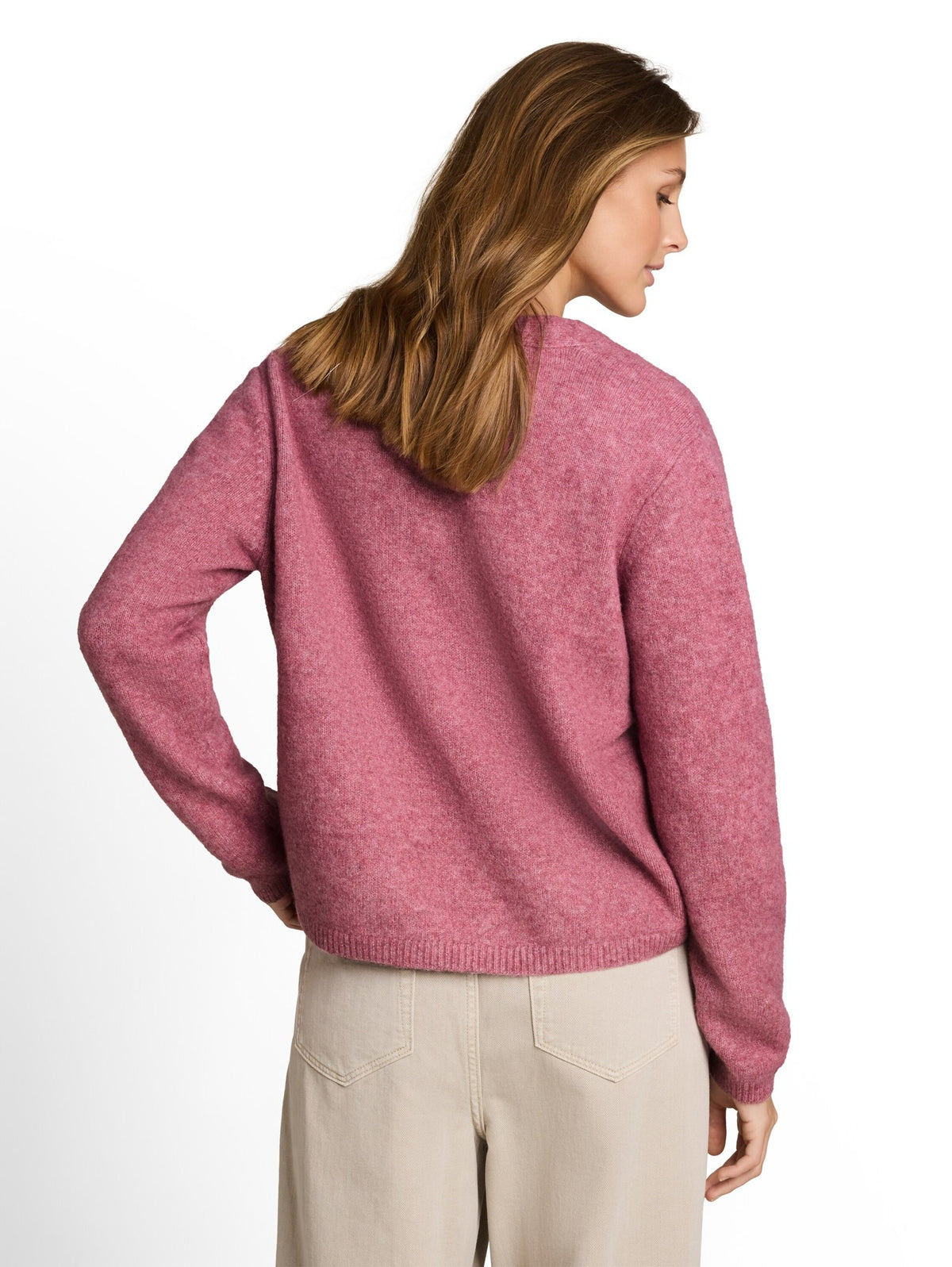 Tom Tailor denim Damen Strickjacken Dusty Berry Mel