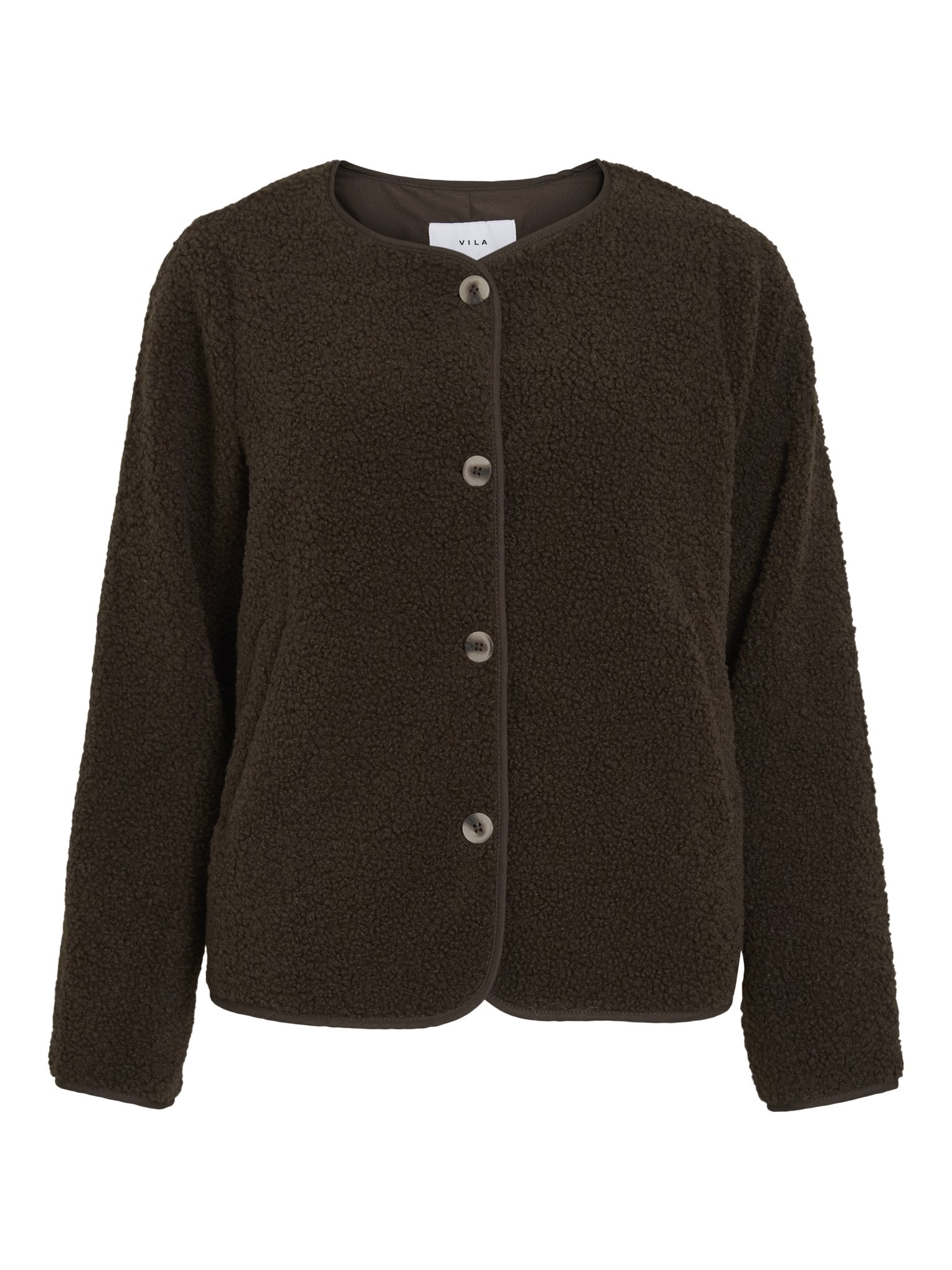 Vila Damen Jacken Coffee Bean