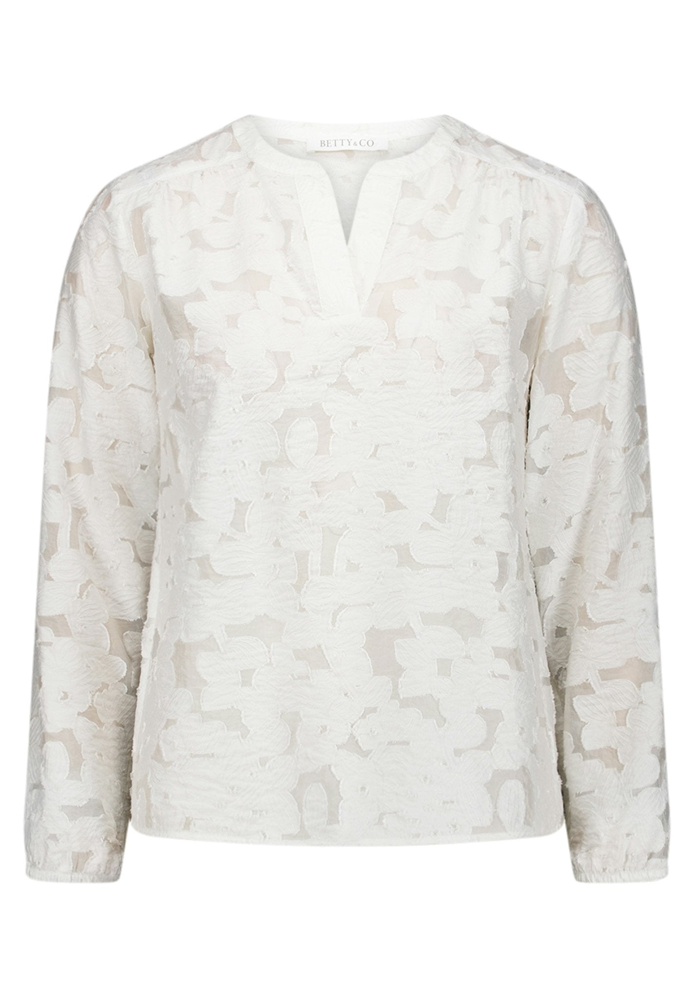 Betty & Co Damen Blusen Offwhite