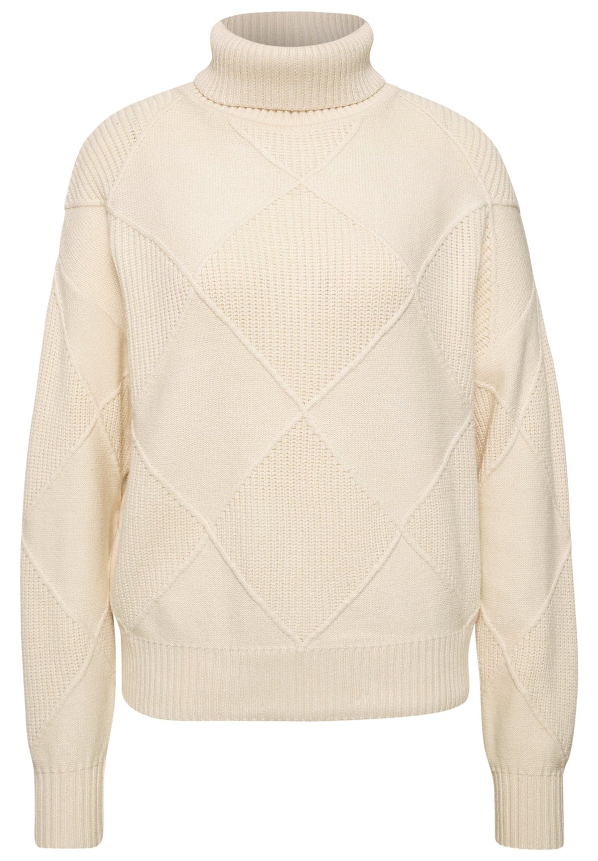 Street One Damen Pullover  Pure Beig