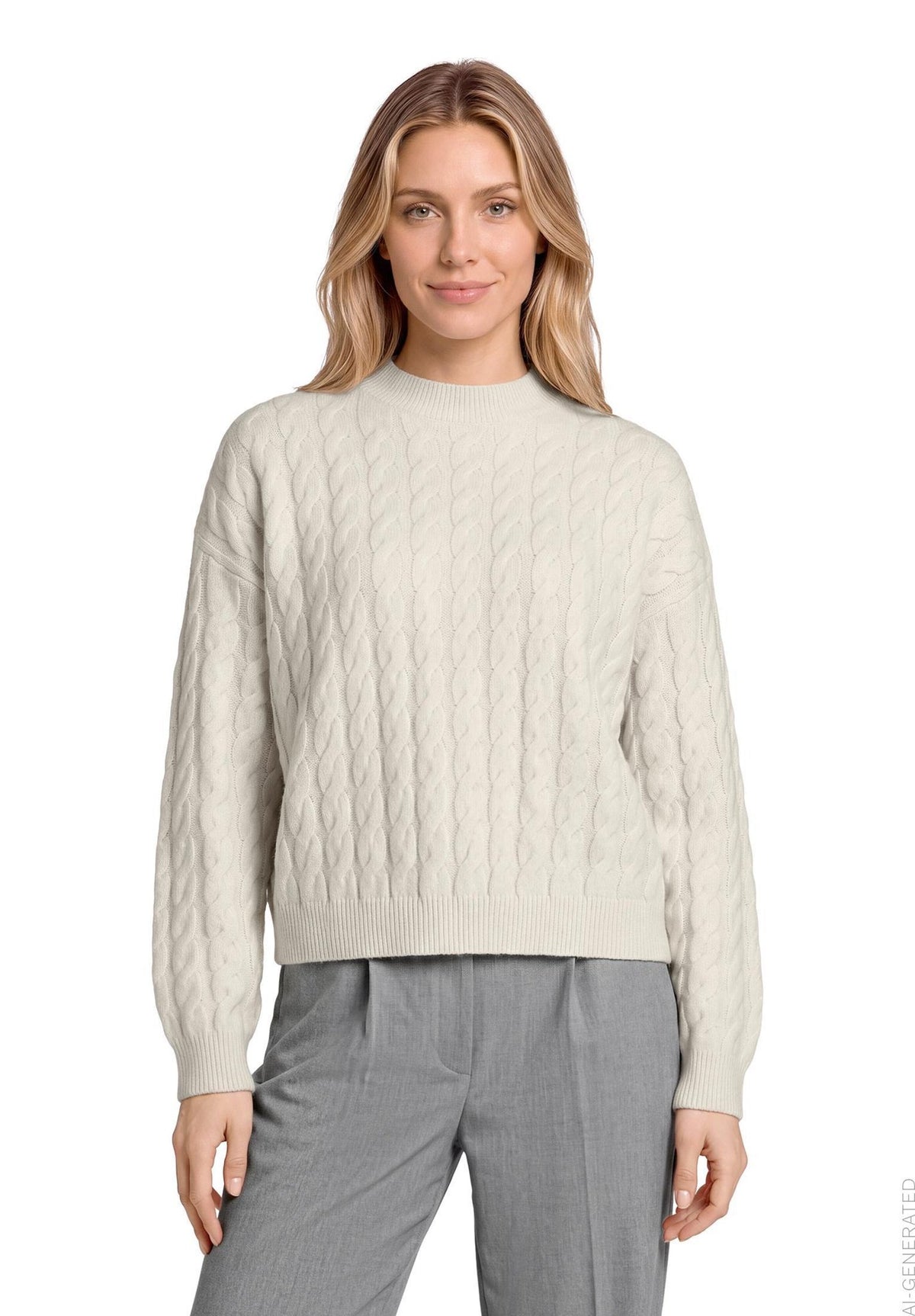 Betty & Co Damen Pullover White Sand