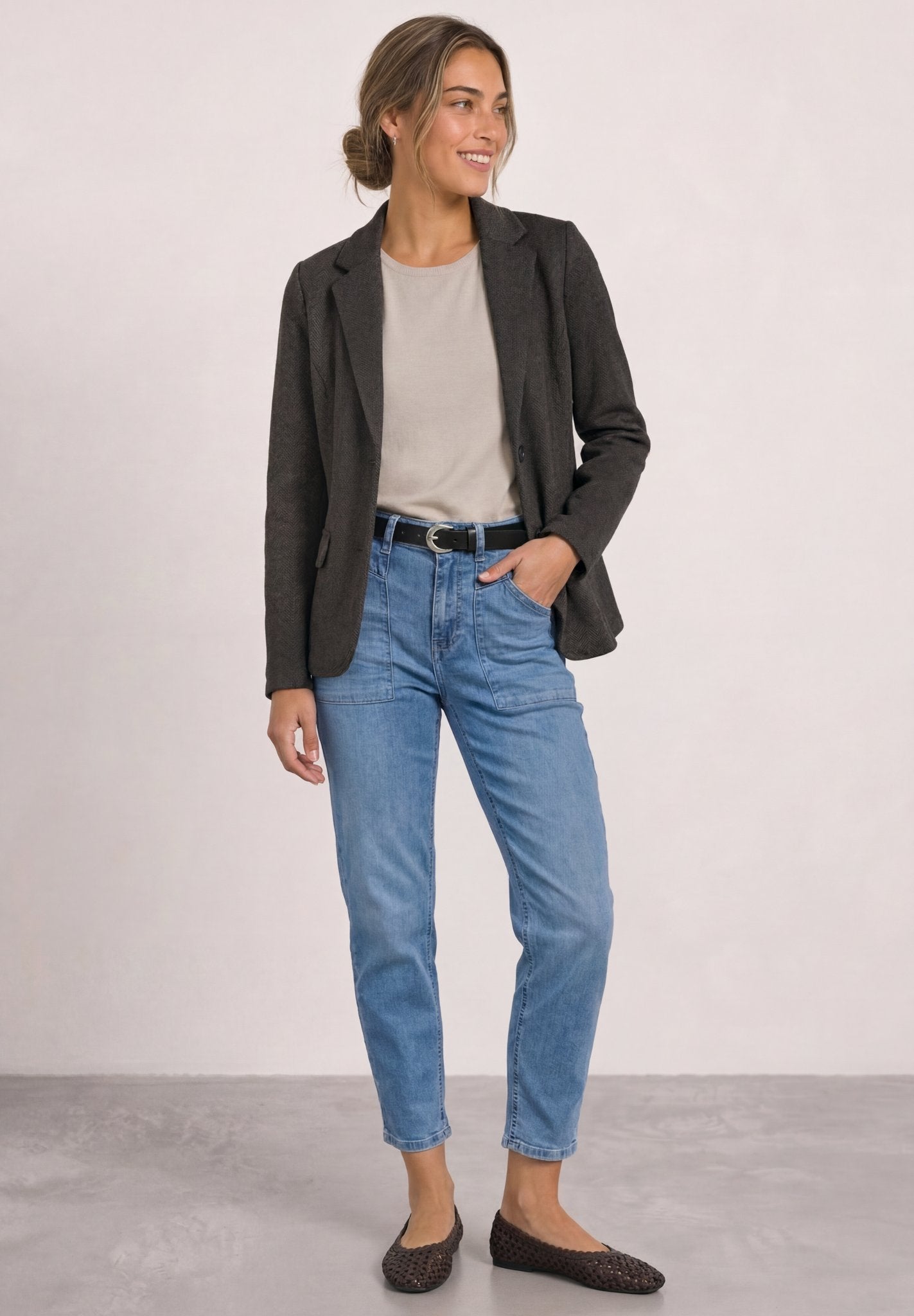Street One Damen Blazer Black Cof