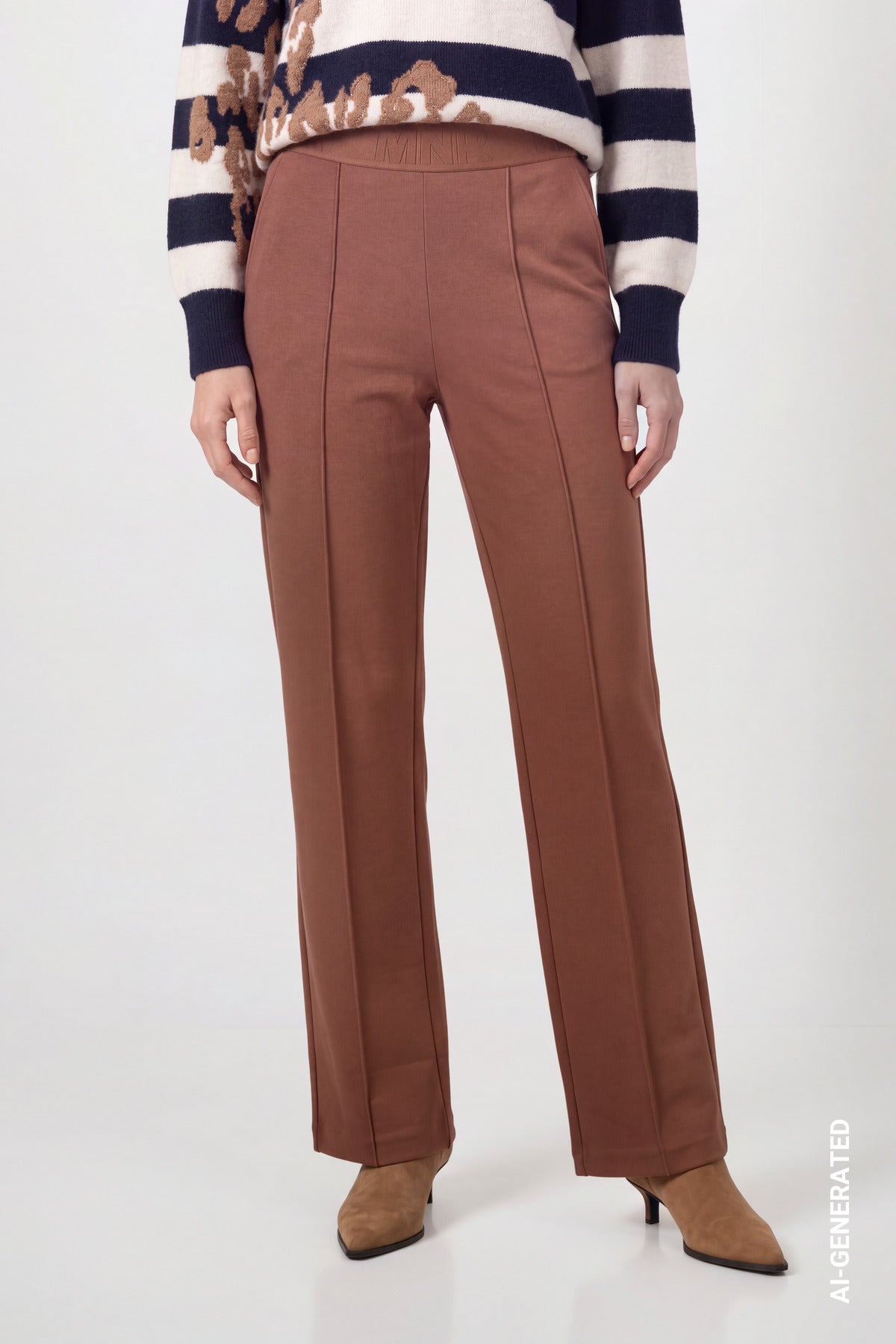 Monari Damen Hosen Tiramisu