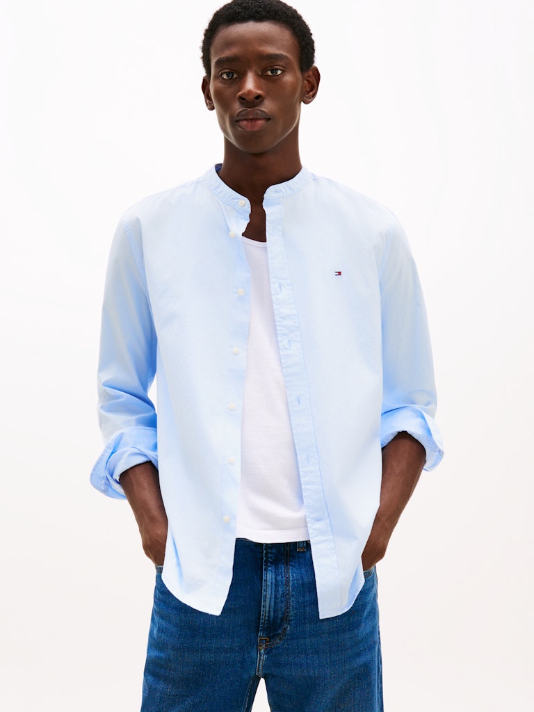 Tommy Hilfiger Herren Hemden Cq Blue
