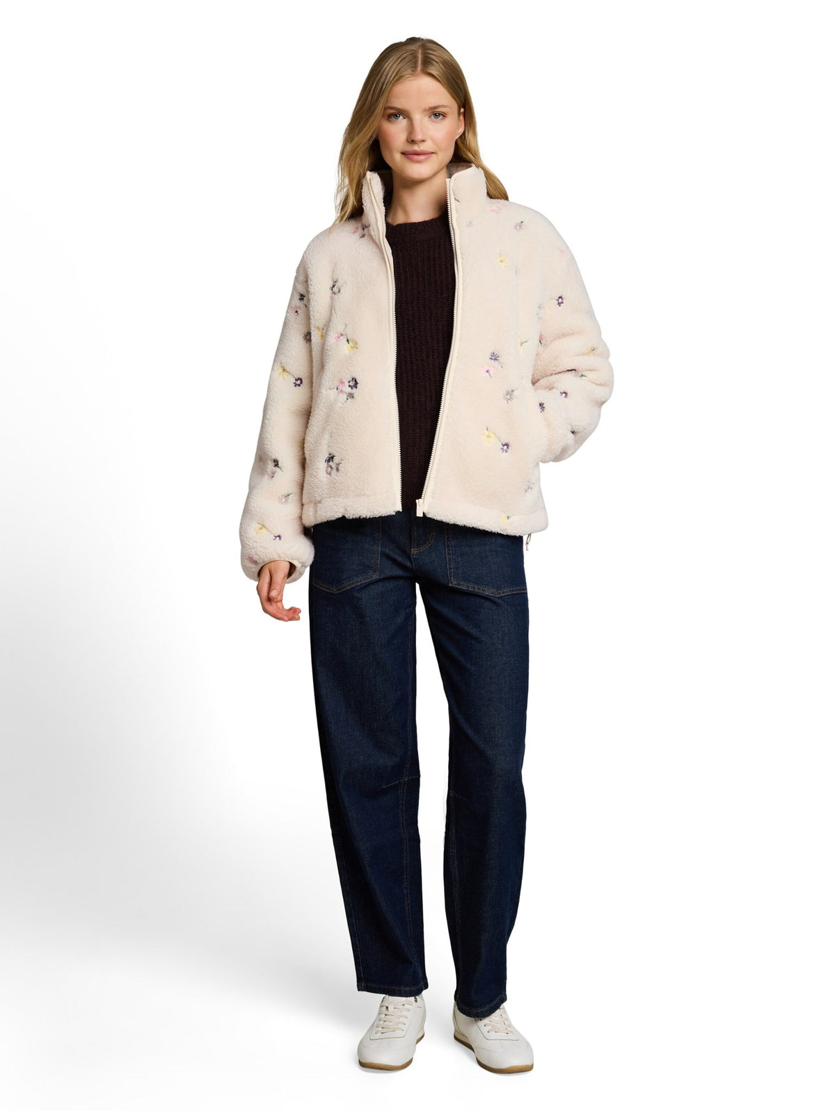 Tom Tailor denim Damen Jacken Beige Flower Em