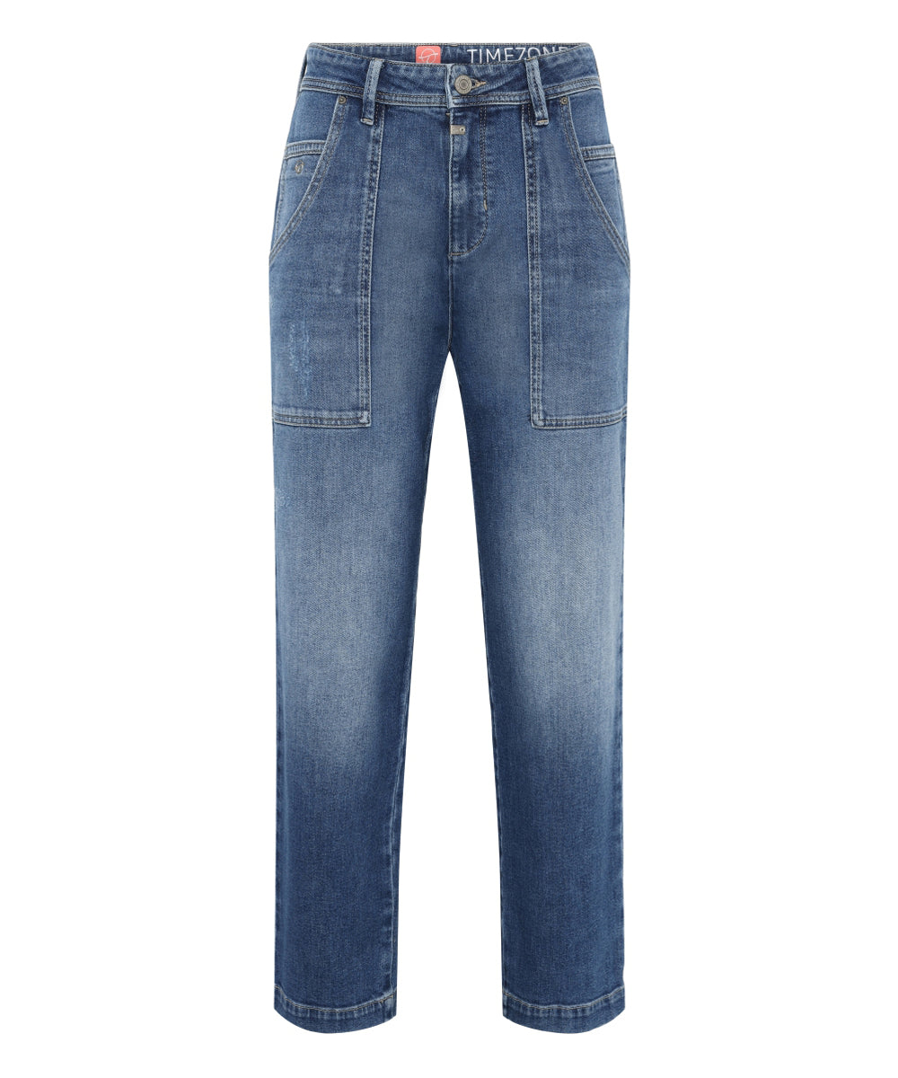 Timezone Damen Jeans  Ocean Blue