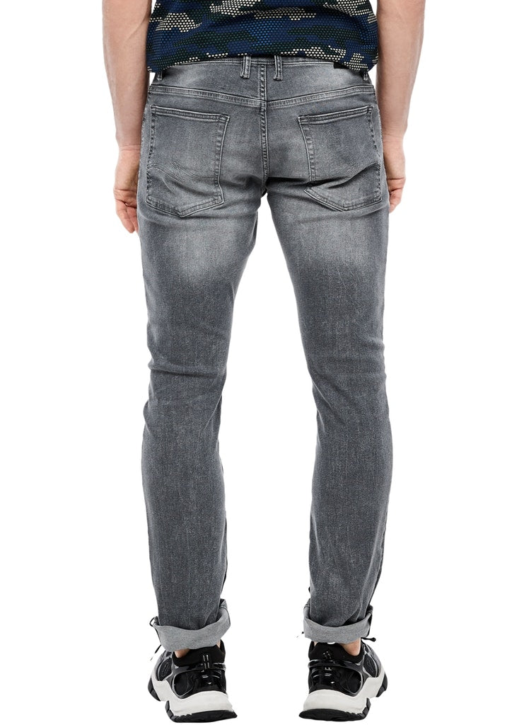 QS by S.Oliver Herren Jeans Grey Stret