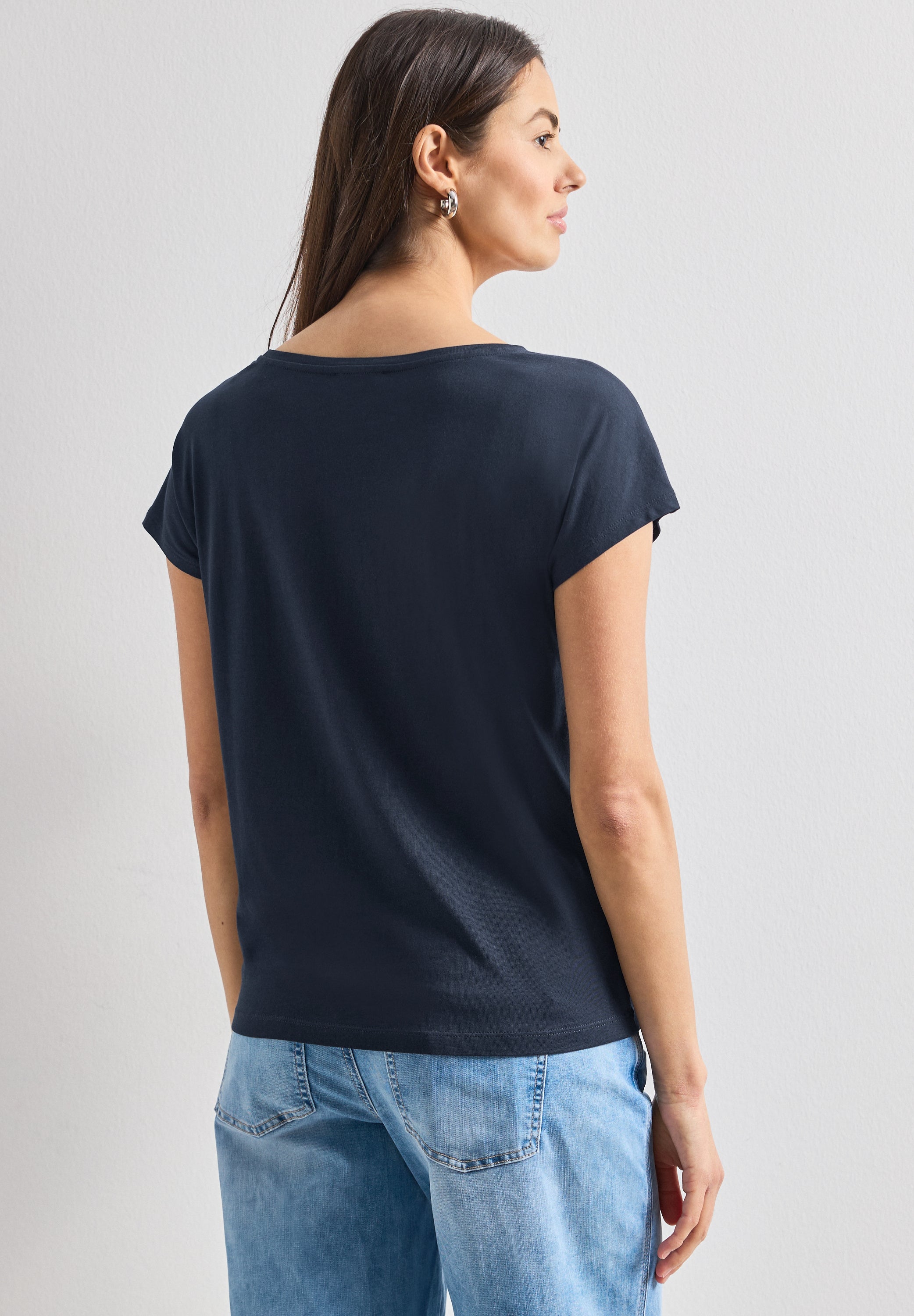 Street One Damen T-Shirts  Deep Blue