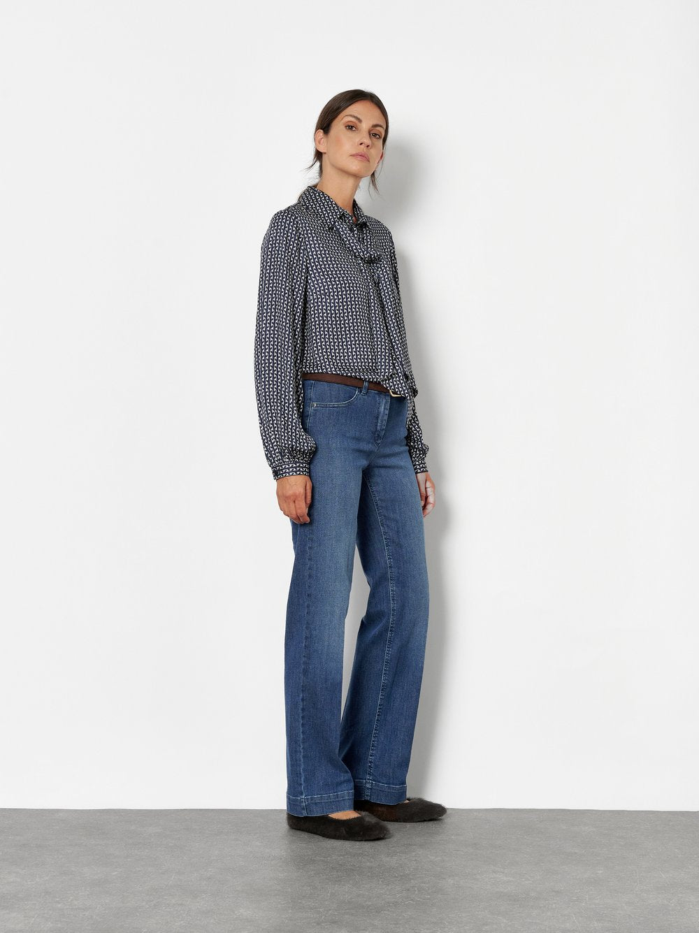 Toni Dress Damen Hosen Mid Blue Used
