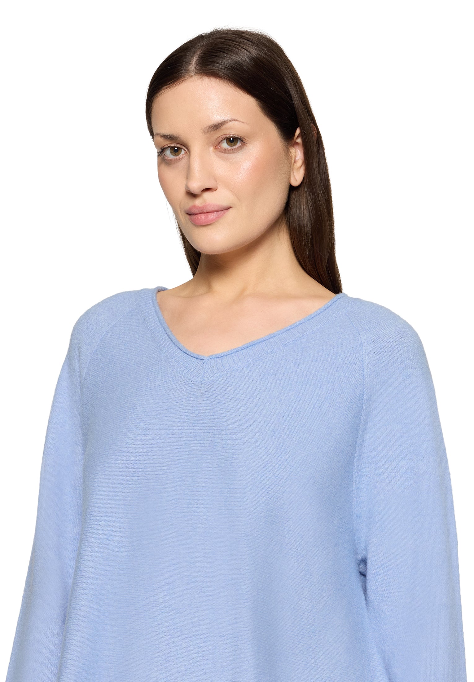 Cartoon Damen Pullover Light Blue Mela