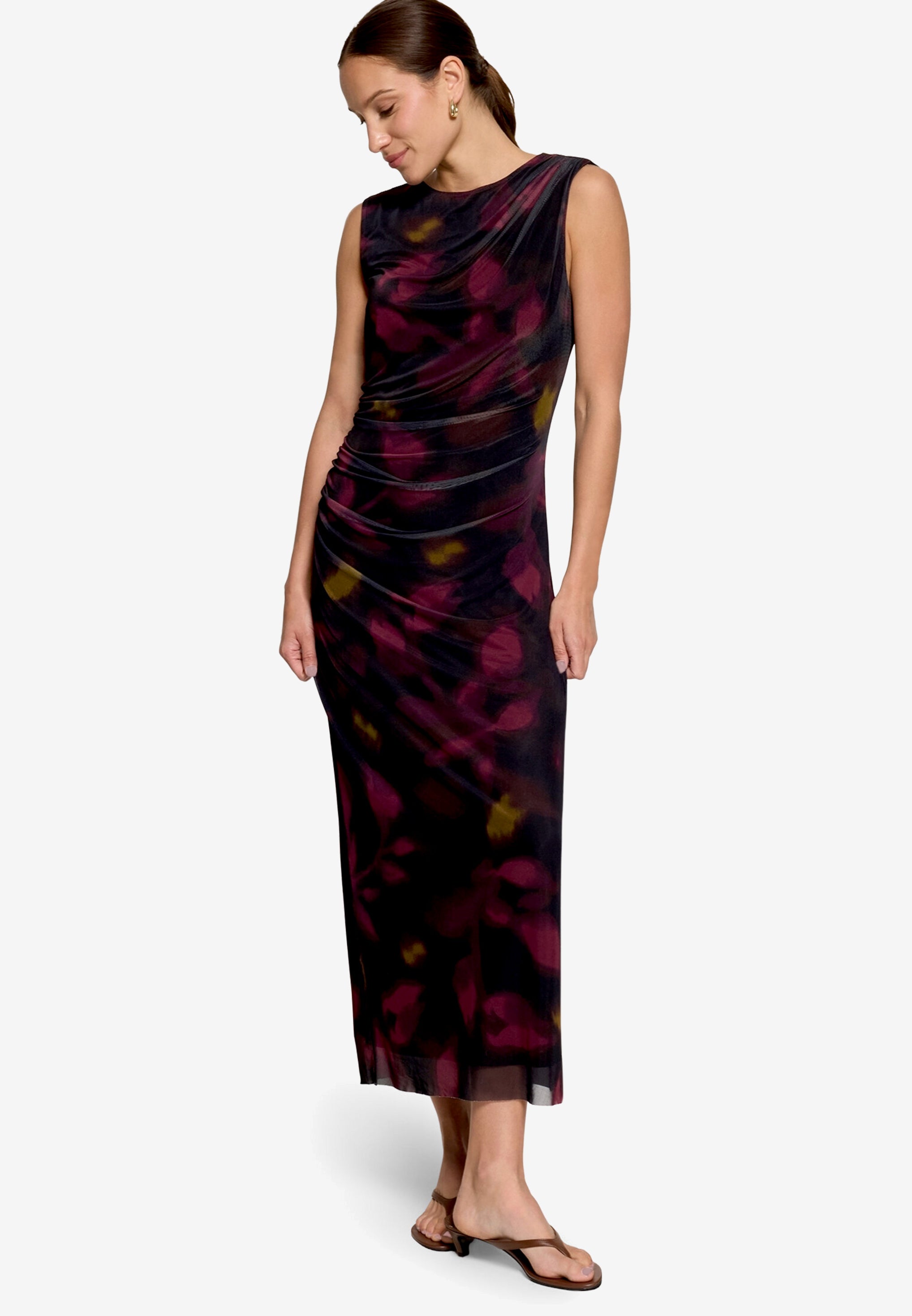Zero Damen Kleider Black/Dark Red