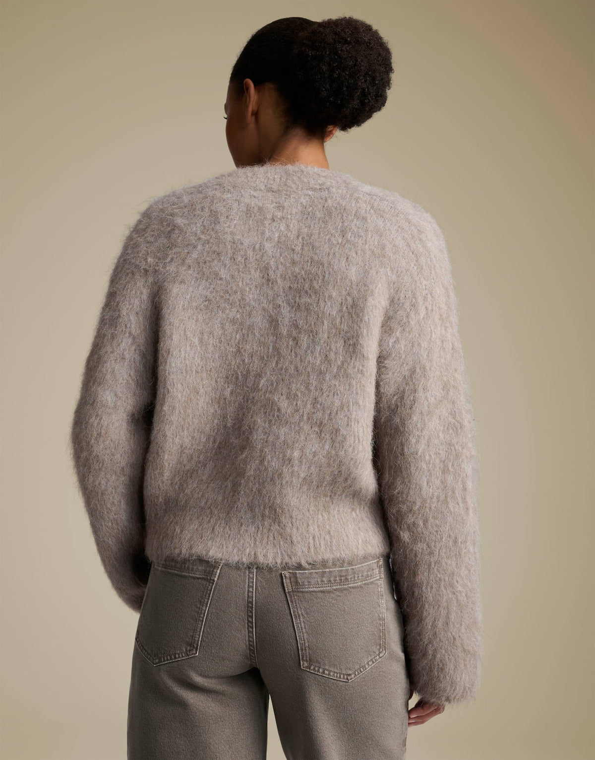 Someday Damen Pullover Taupewood Melan