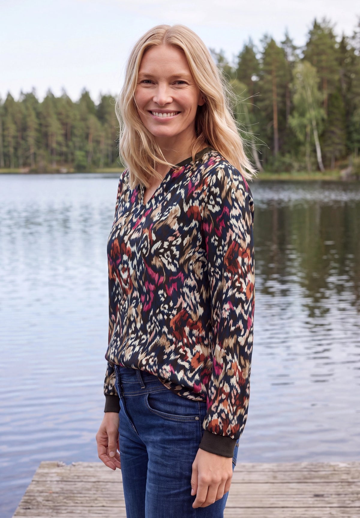 Cecil Damen Blusen  Truffle B