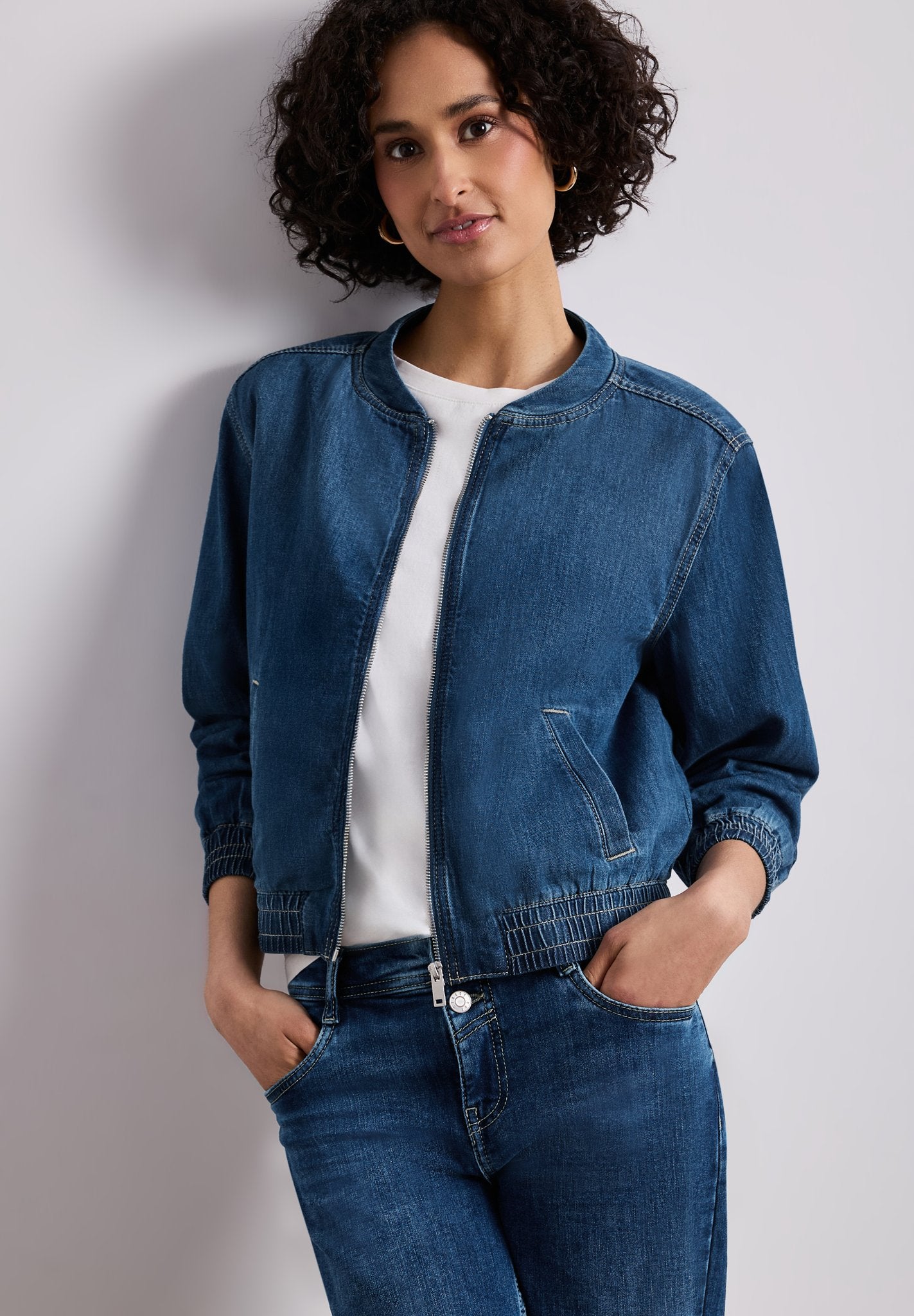 Street One Damen Blazer  Medium Bl
