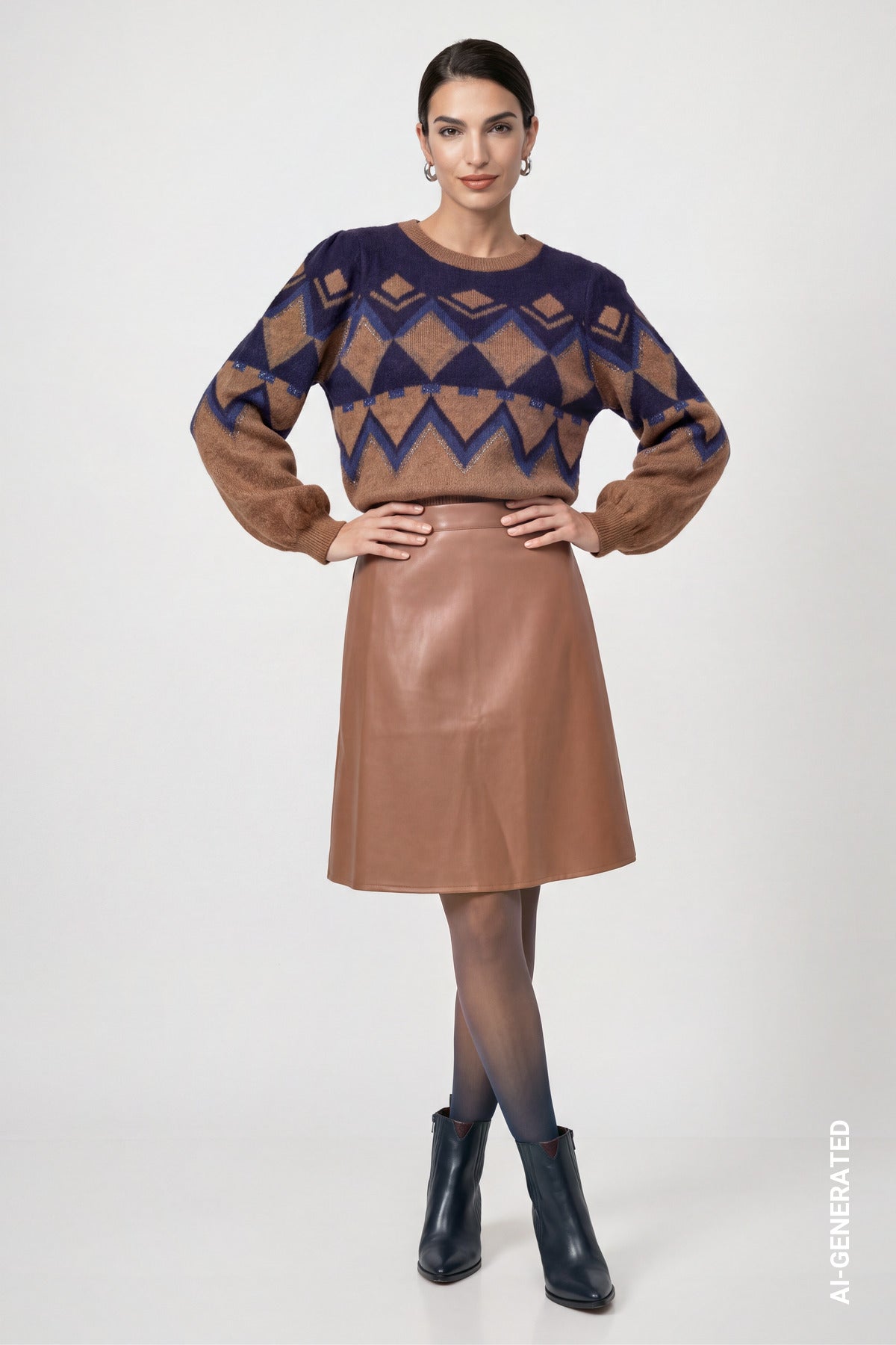 Monari Damen Pullover Tiramisu