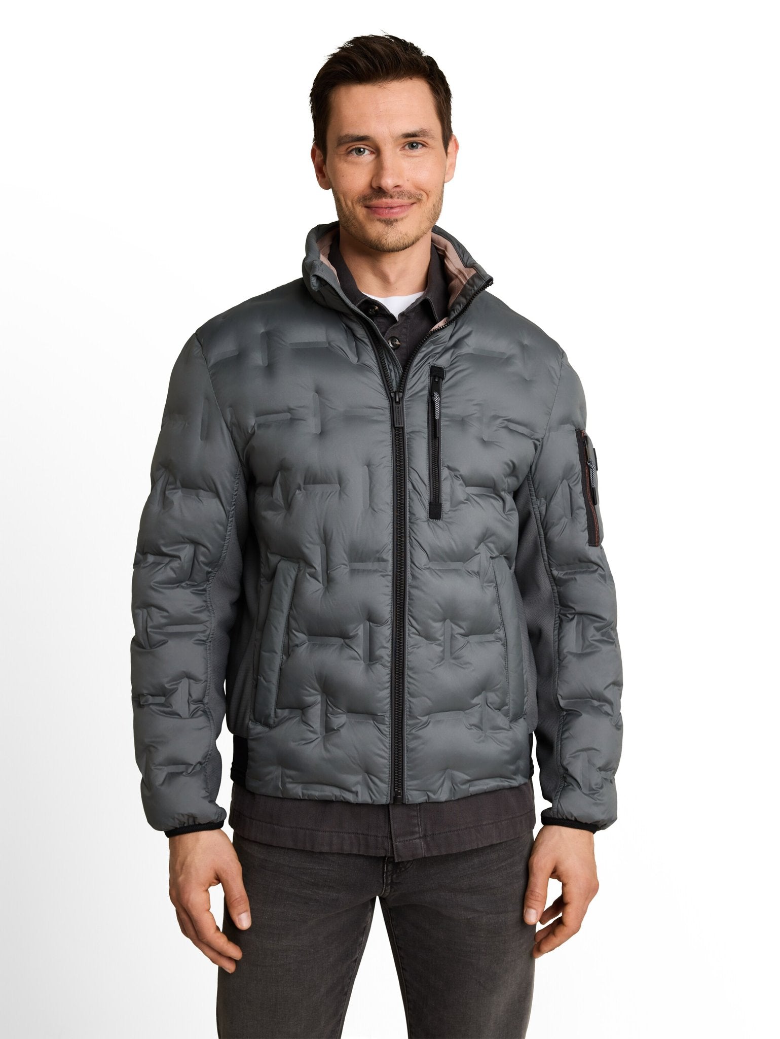 Tom Tailor Herren Jacken Darkest Olive