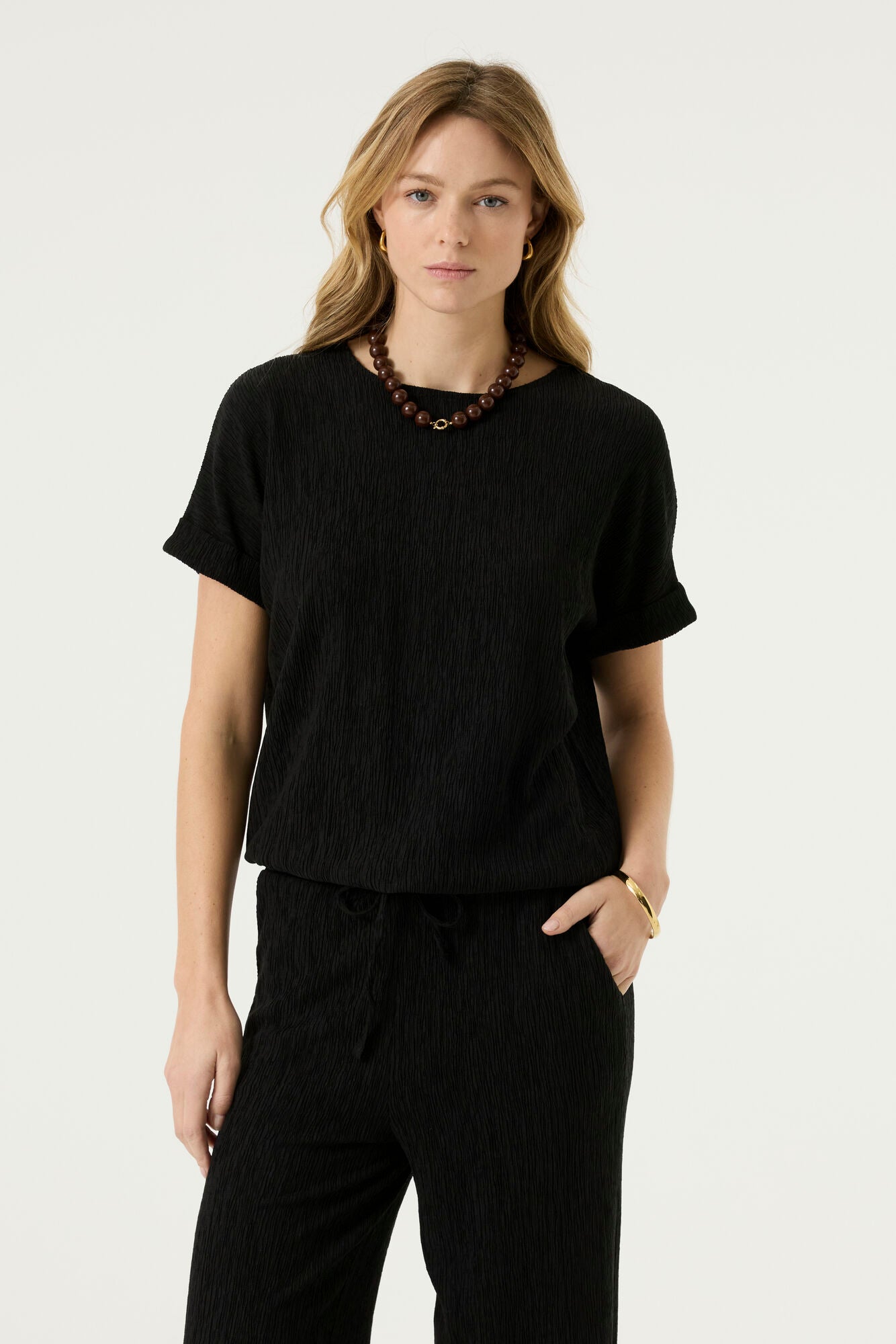 Garcia Damen T-Shirts Black