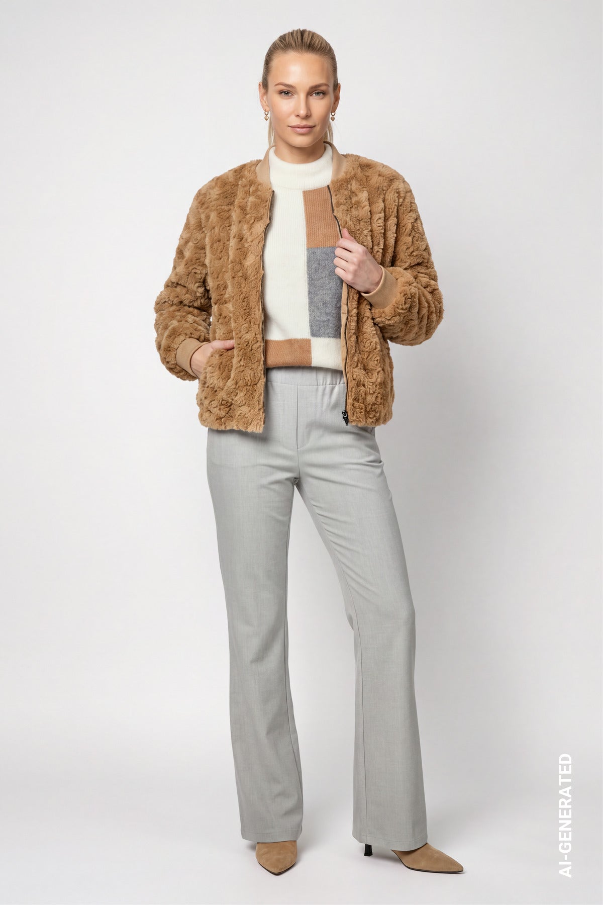 Monari Damen Jacken  Brown Sugar