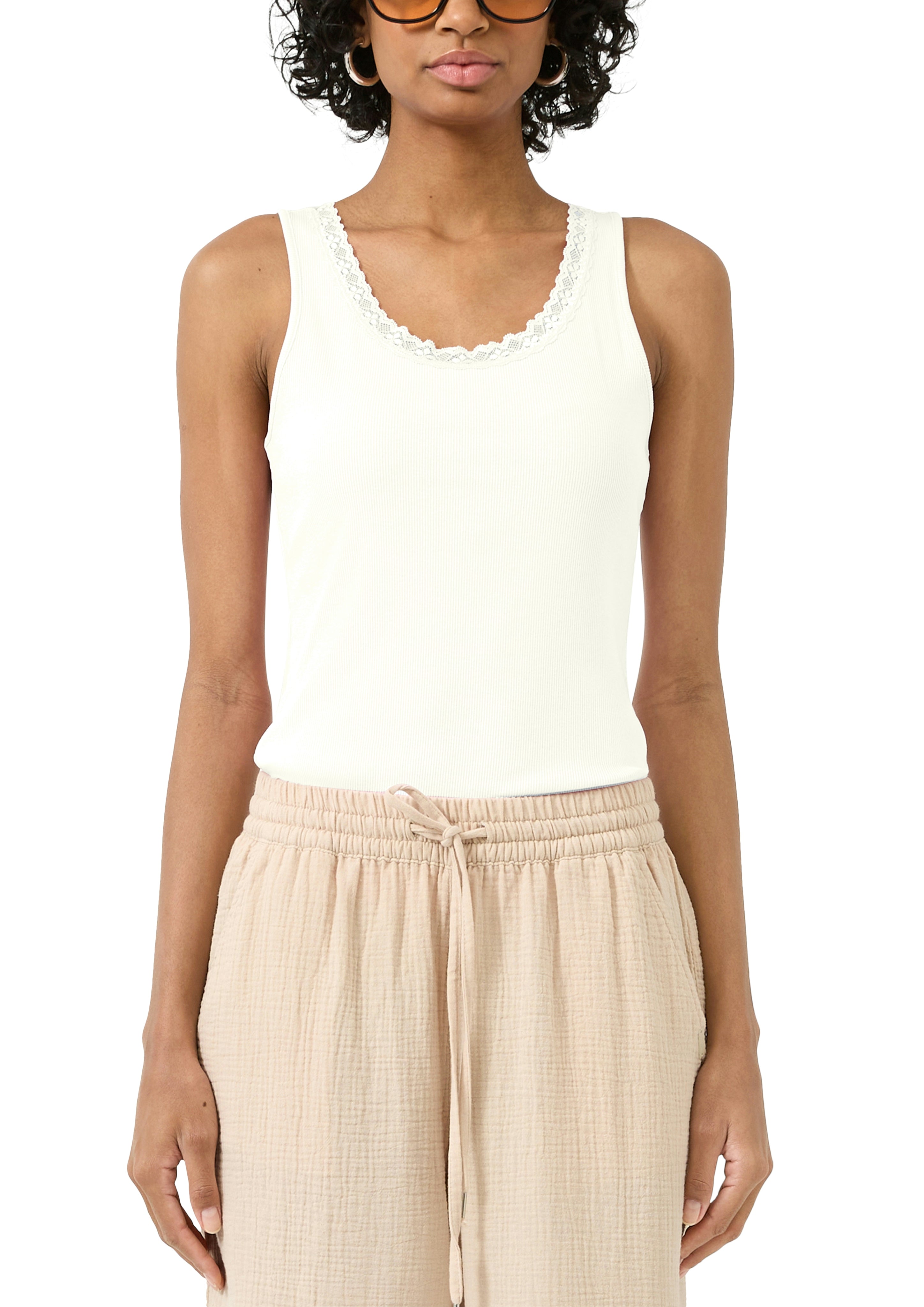 QS by S.Oliver Damen Tops White