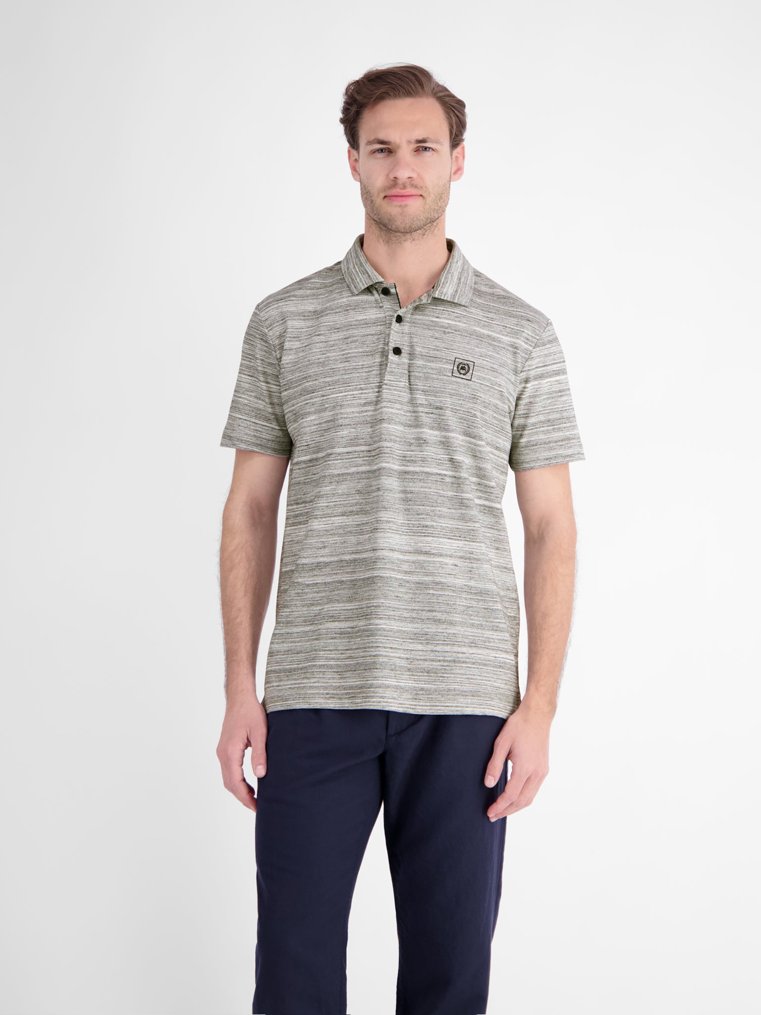 Lerros Herren Polo-Shirts Broken White