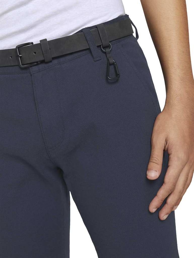 Tom Tailor denim Herren Hosen Navy Dobby Yarn