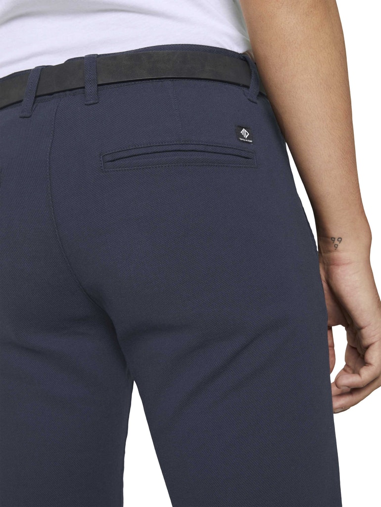 Tom Tailor denim Herren Hosen Navy Dobby Yarn