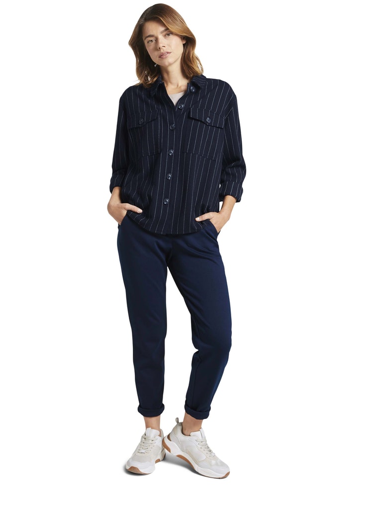 Tom Tailor denim Damen Hosen Sky Captain Blu