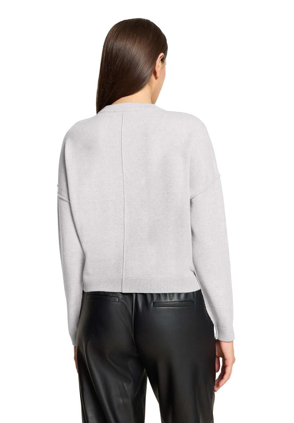Betty & Co Damen Pullover Light Silver Me