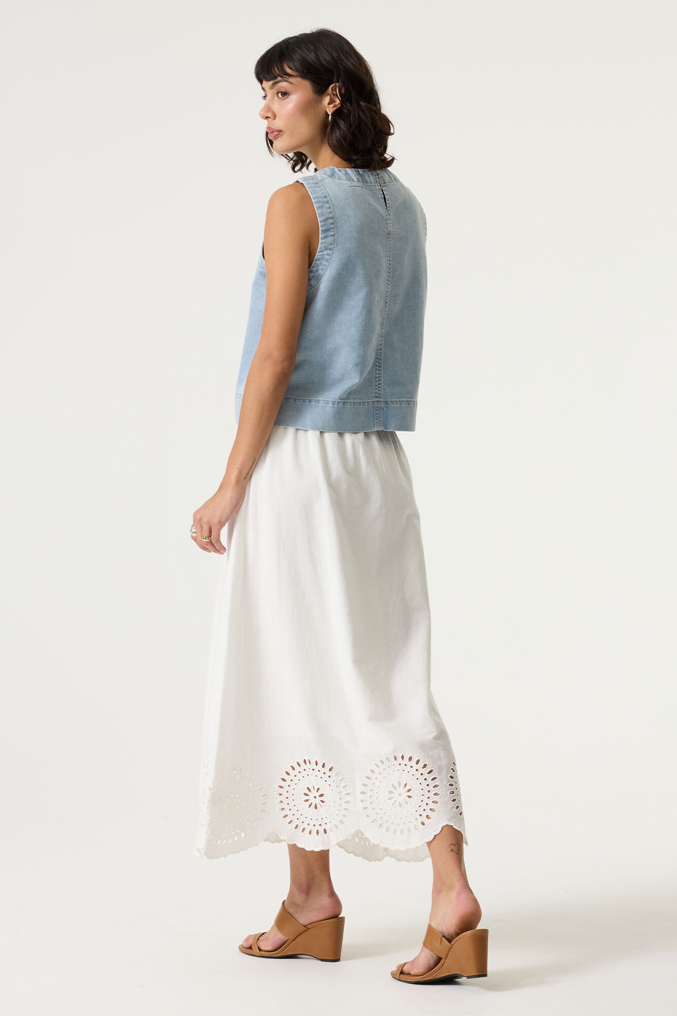 Garcia Damen Rock Off White
