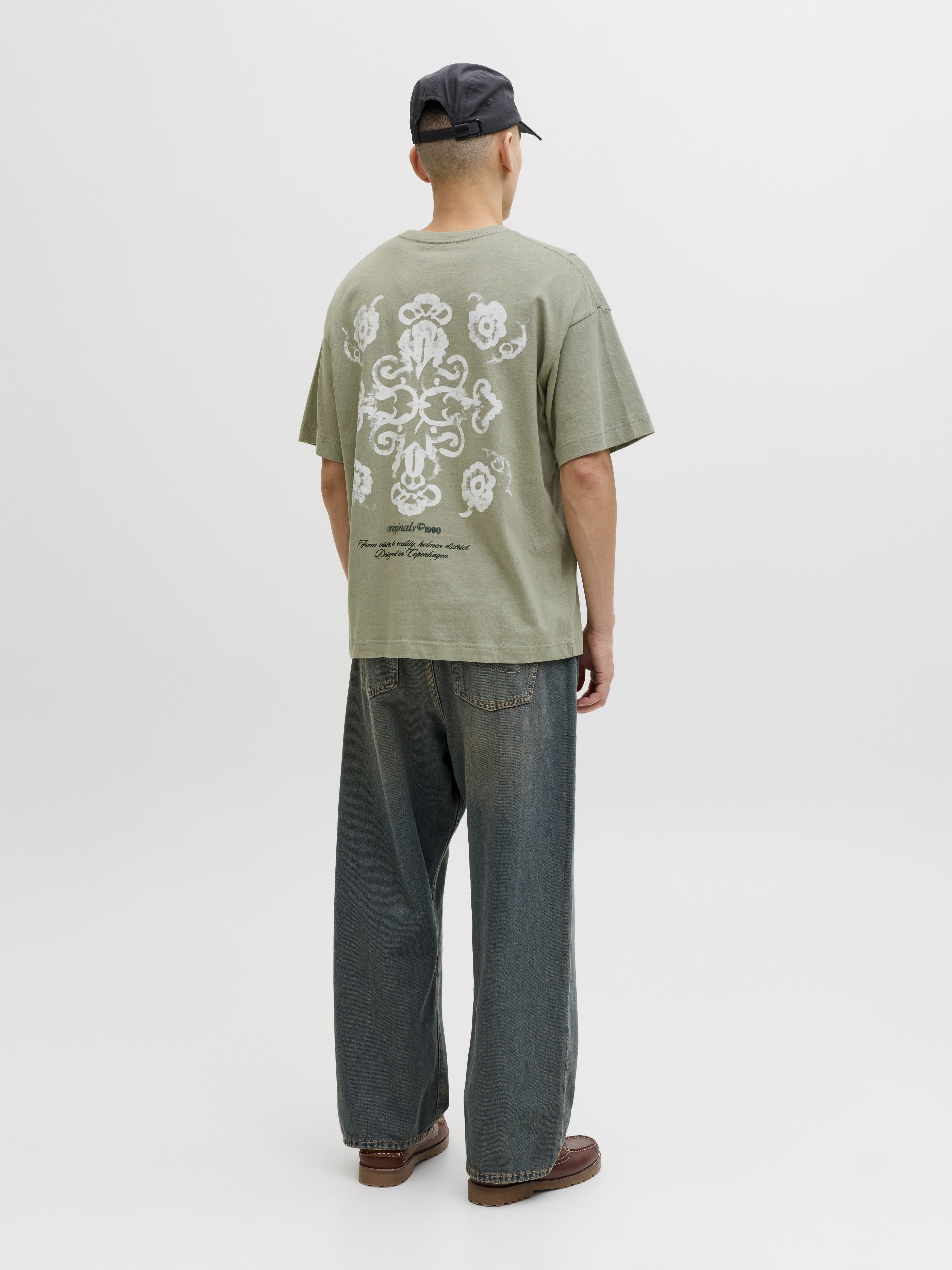 Jack & Jones Herren T-Shirts kurz Seagrass