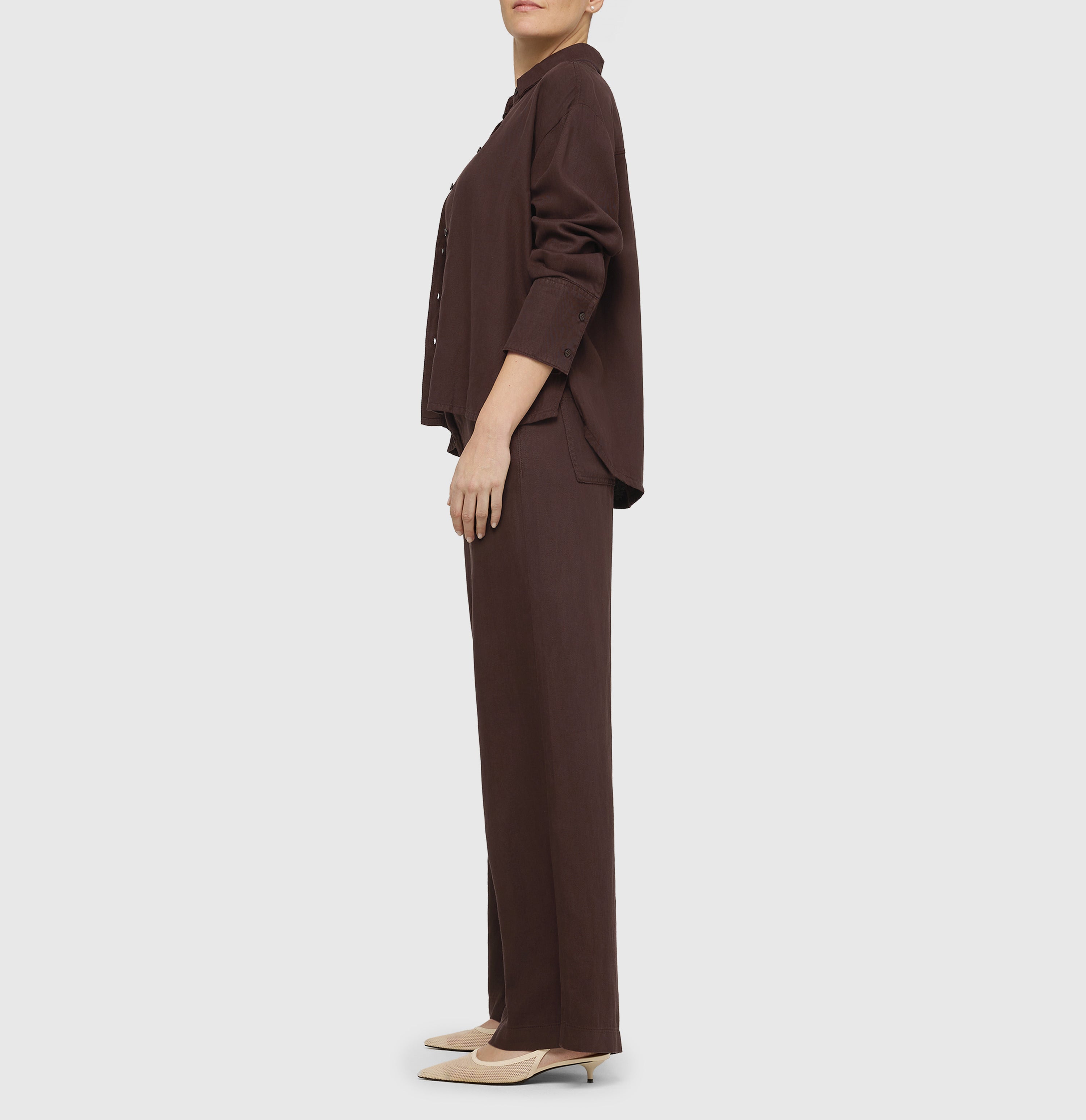 Mac Damen Hosen Truffle Brown P