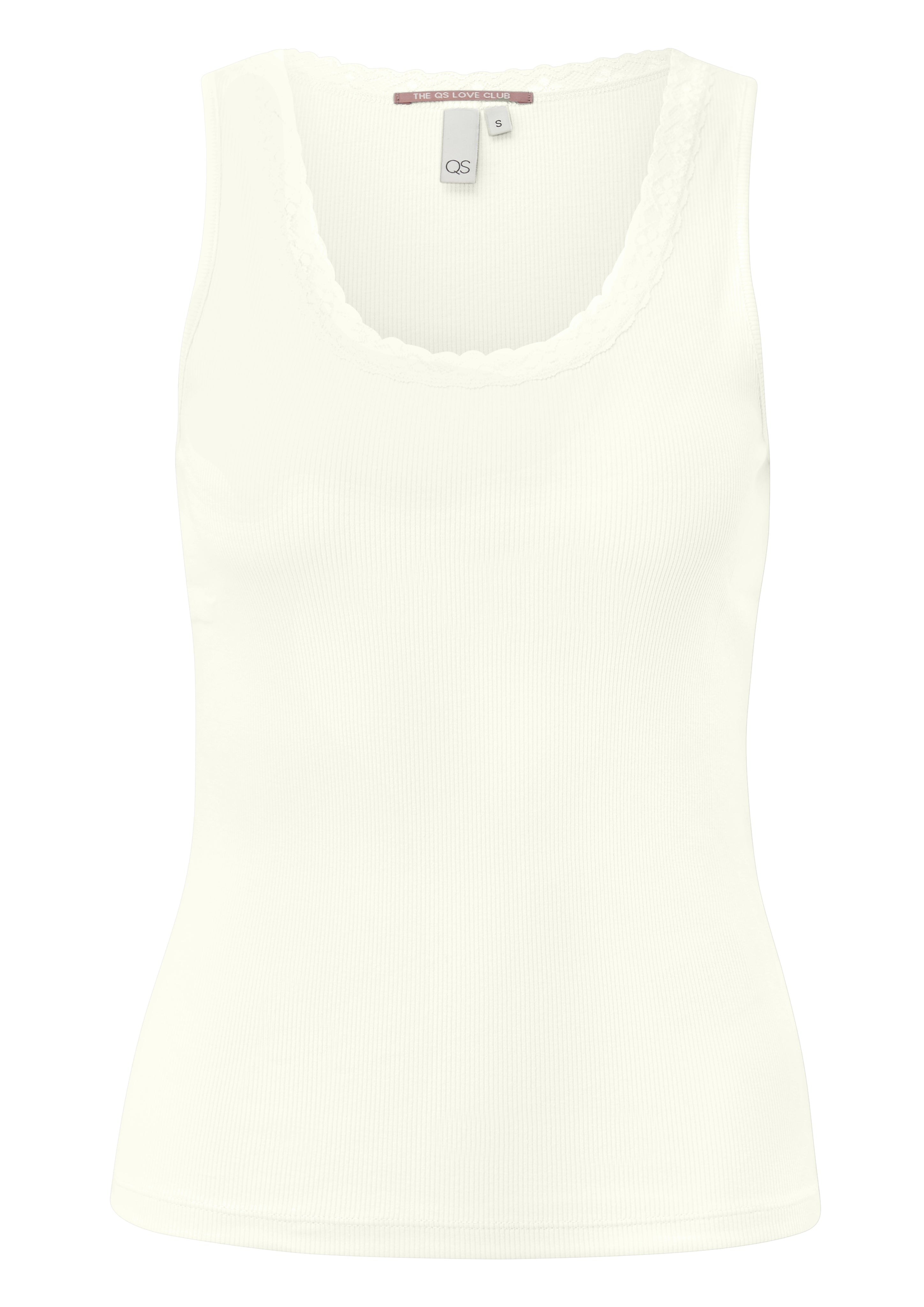 QS by S.Oliver Damen Tops White