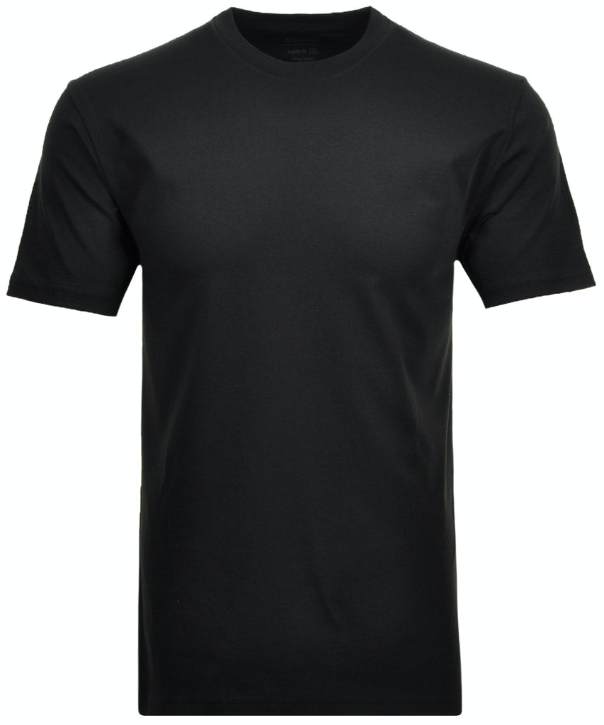 Ragman Herren T-Shirts kurz  Schwarz