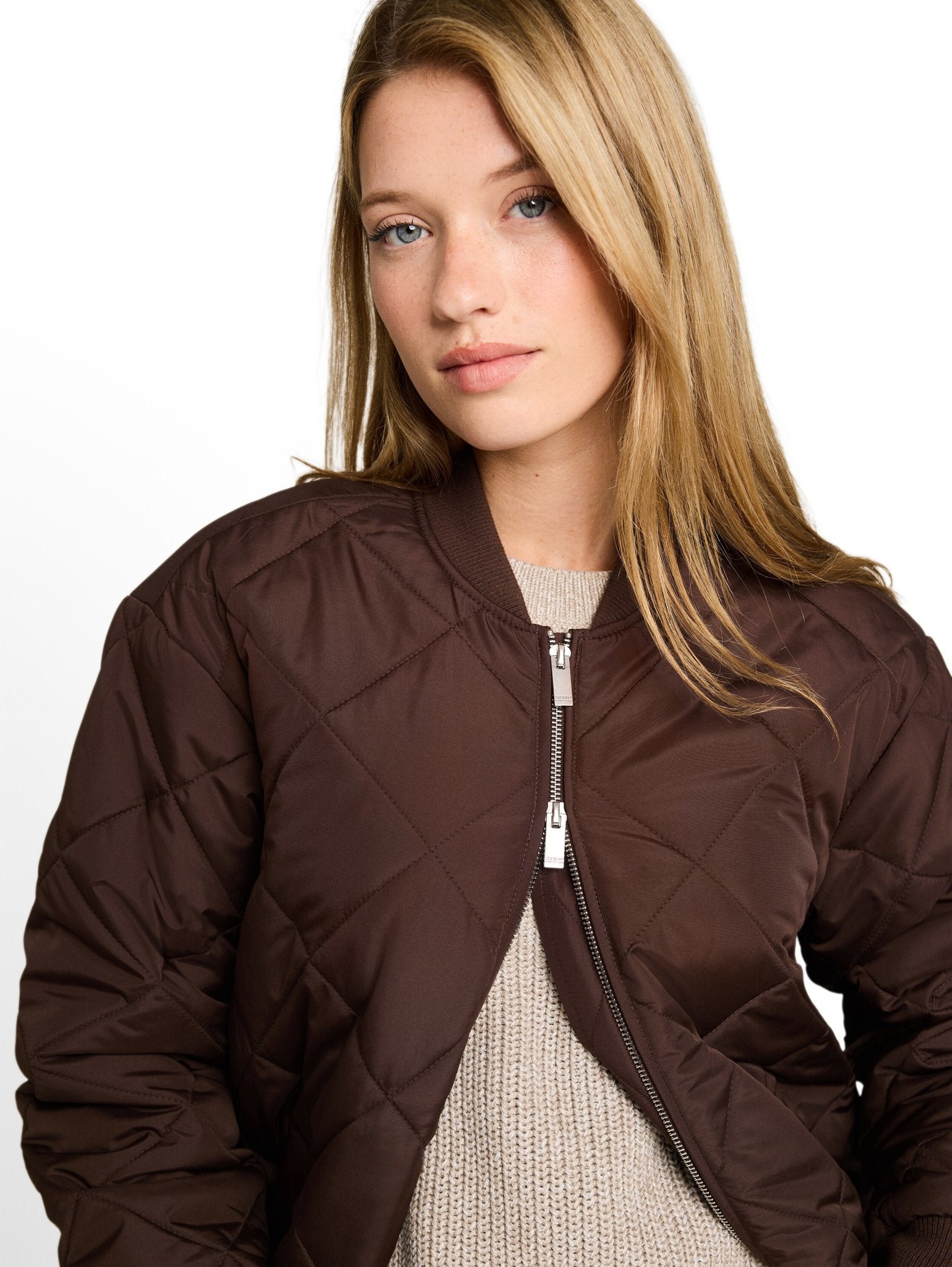 Tom Tailor denim Damen Mantel Cool Dark Brown