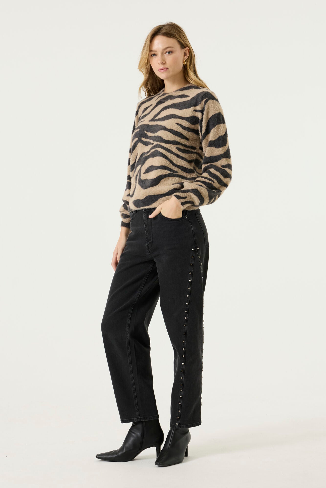Garcia Damen Strickjacken Black