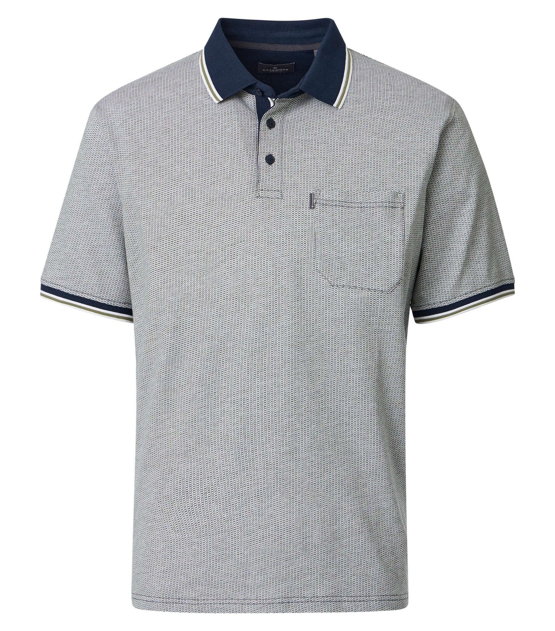 Casa Moda Herren Polo-Shirts  Gruen